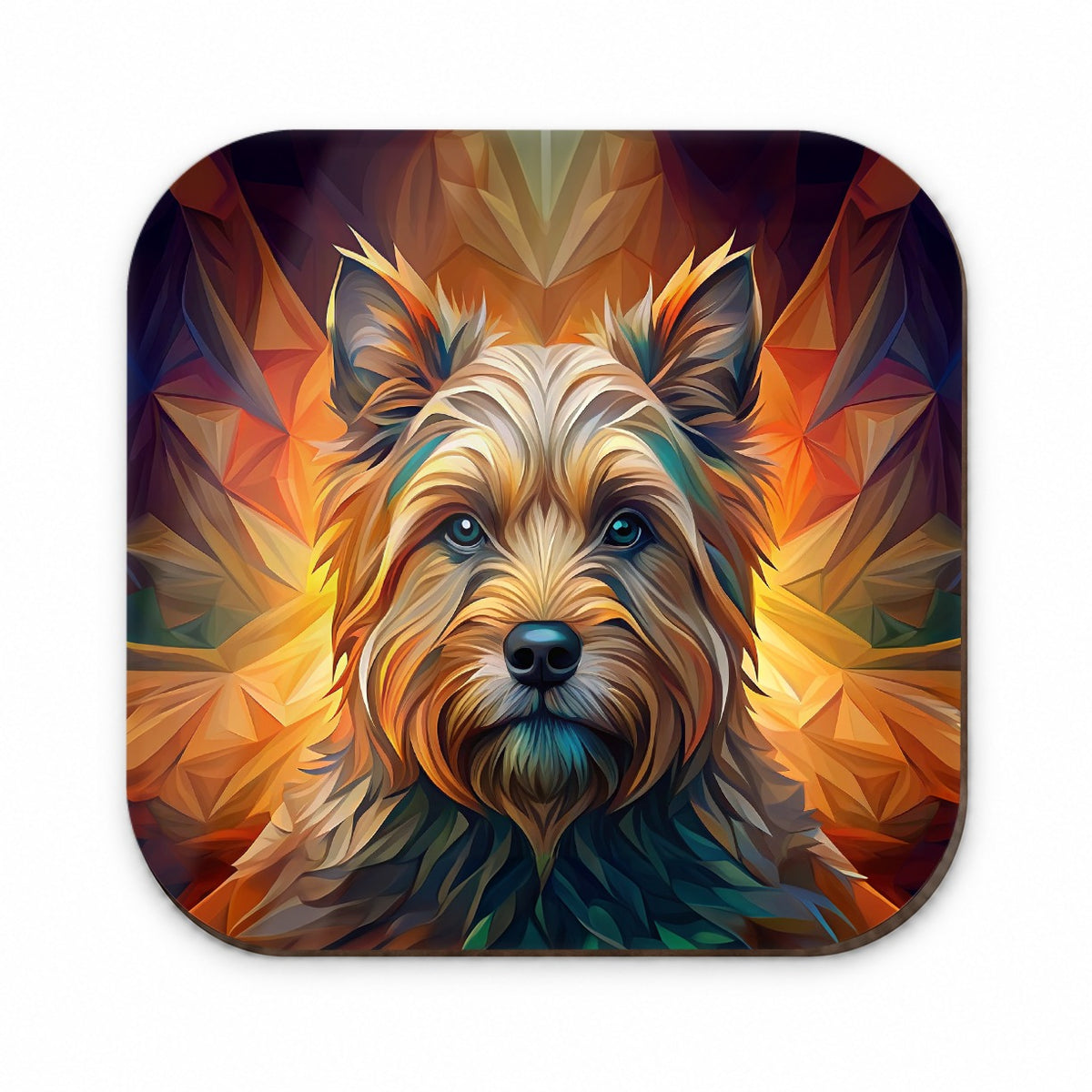Cairn Terrier Dog Abstract Stylized Art Fridge Magnet