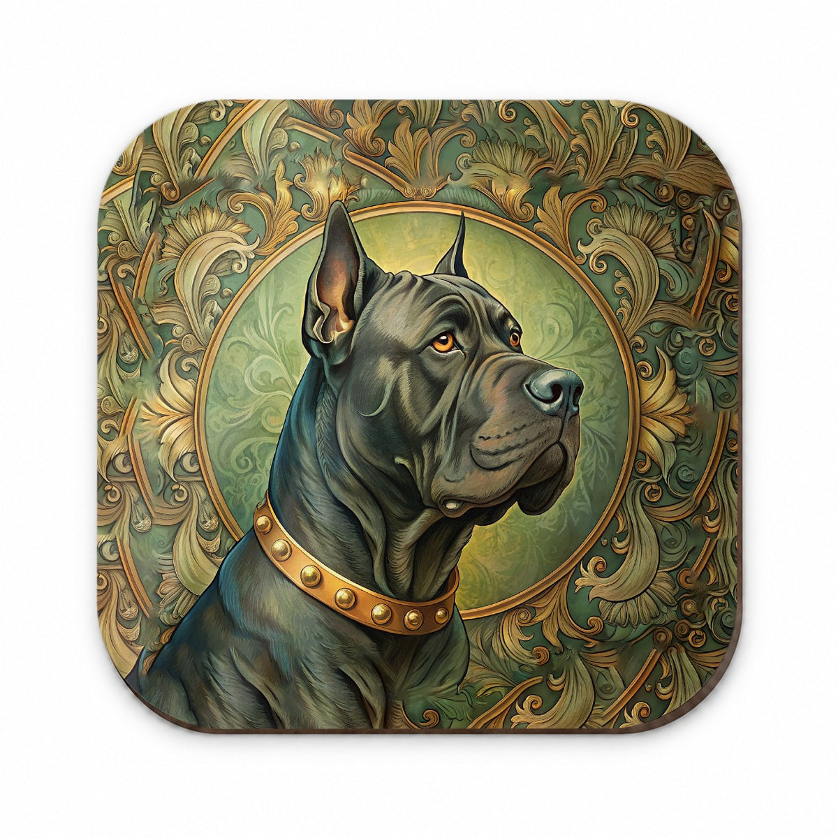 Cane Corso Dog Art Nouveau Fridge Magnet