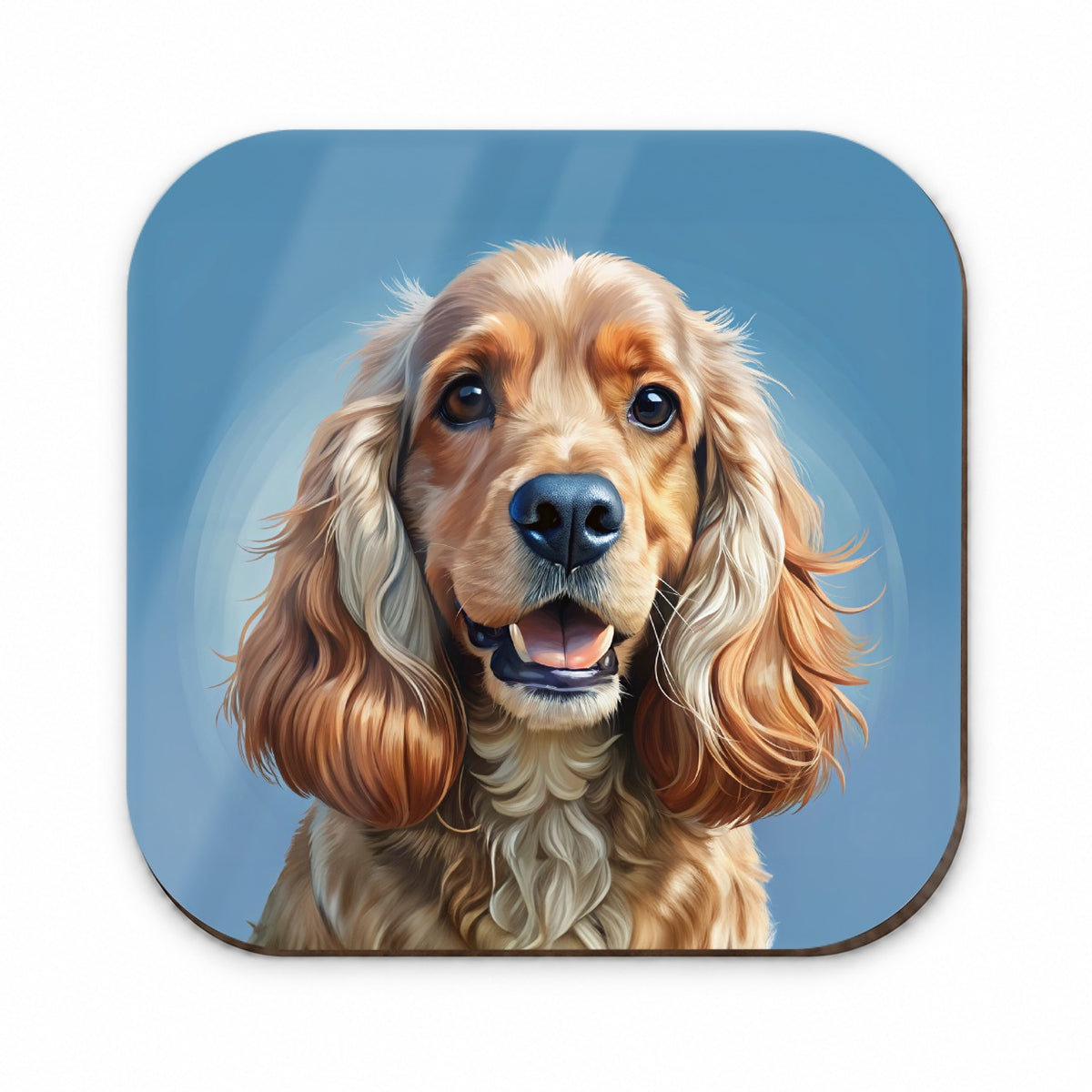 Cocker Spaniel Dog Illustration Fridge Magnet