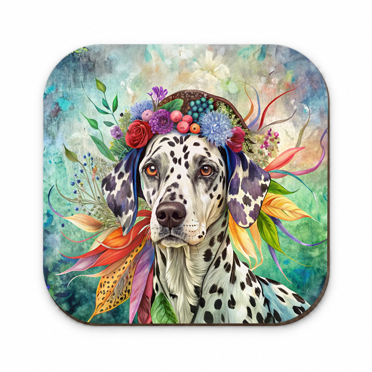 Dalmatian Dog French Bohemian Art Fridge Magnet
