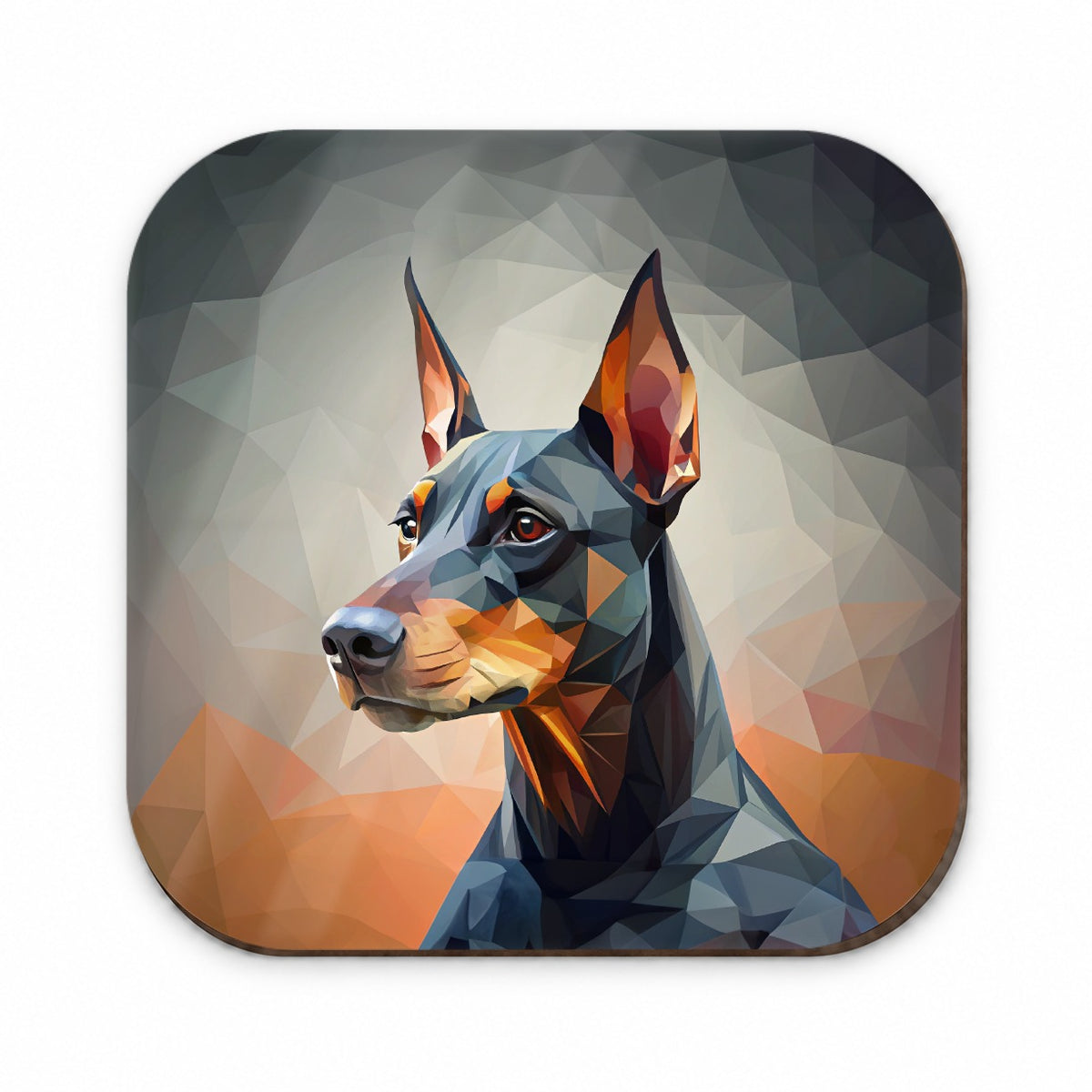 Doberman Pinscher Dog Abstract Stylized Art Fridge Magnet