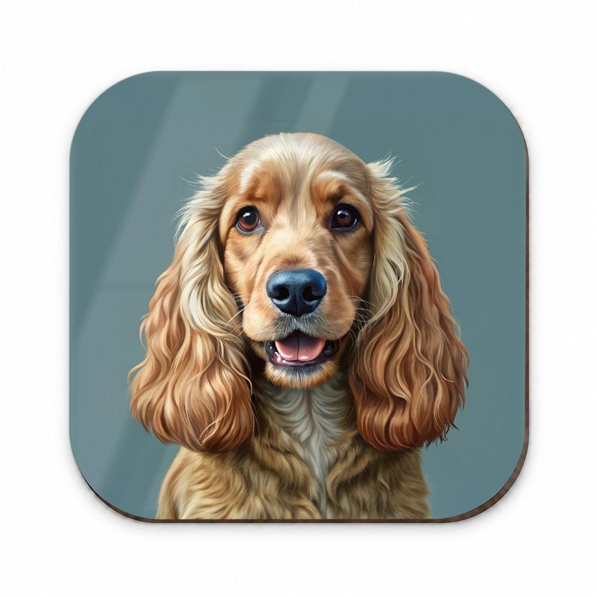 English Cocker Spaniel Dog Illustration Fridge Magnet