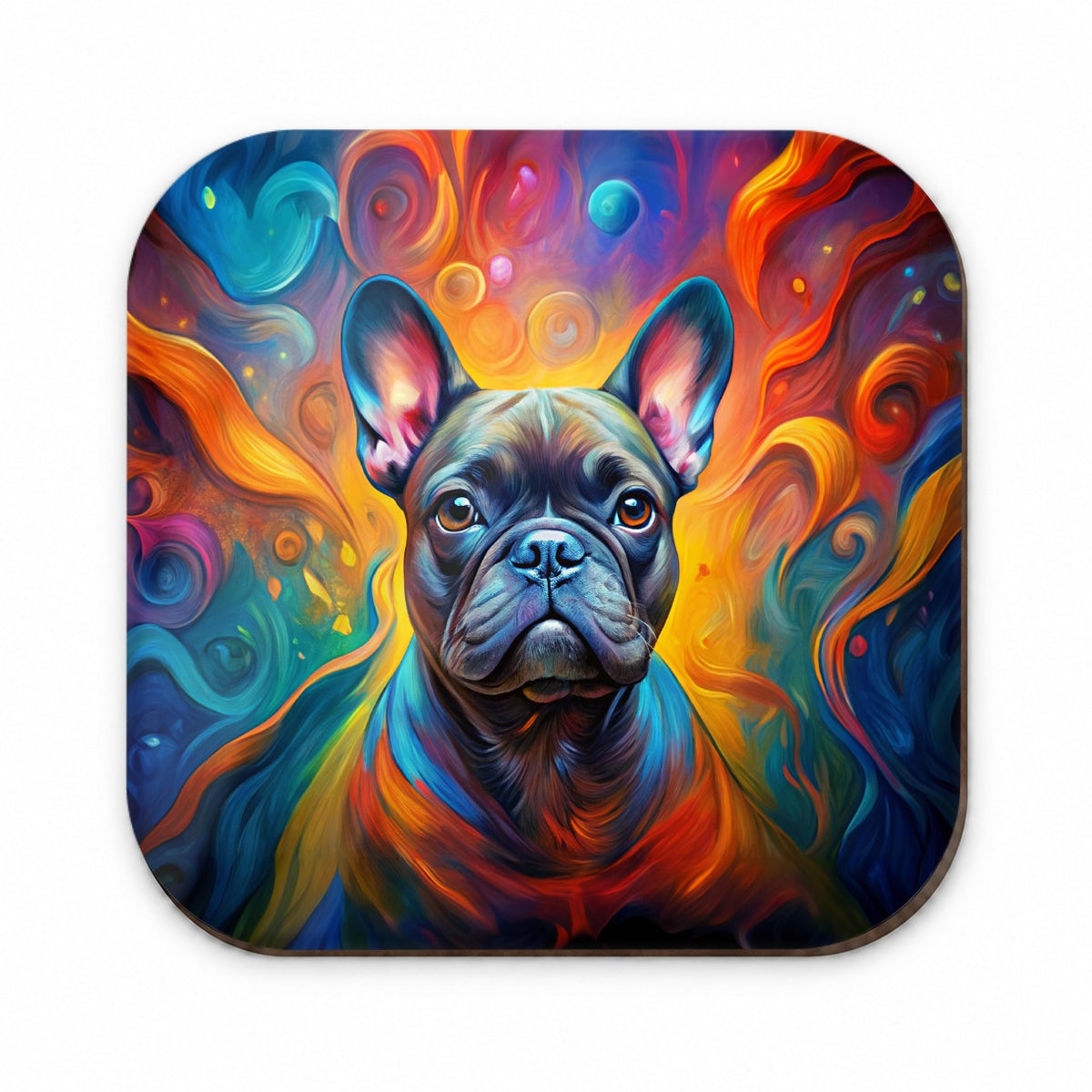 French Bulldog Frenchie Dog Abstract Art Fridge Magnet