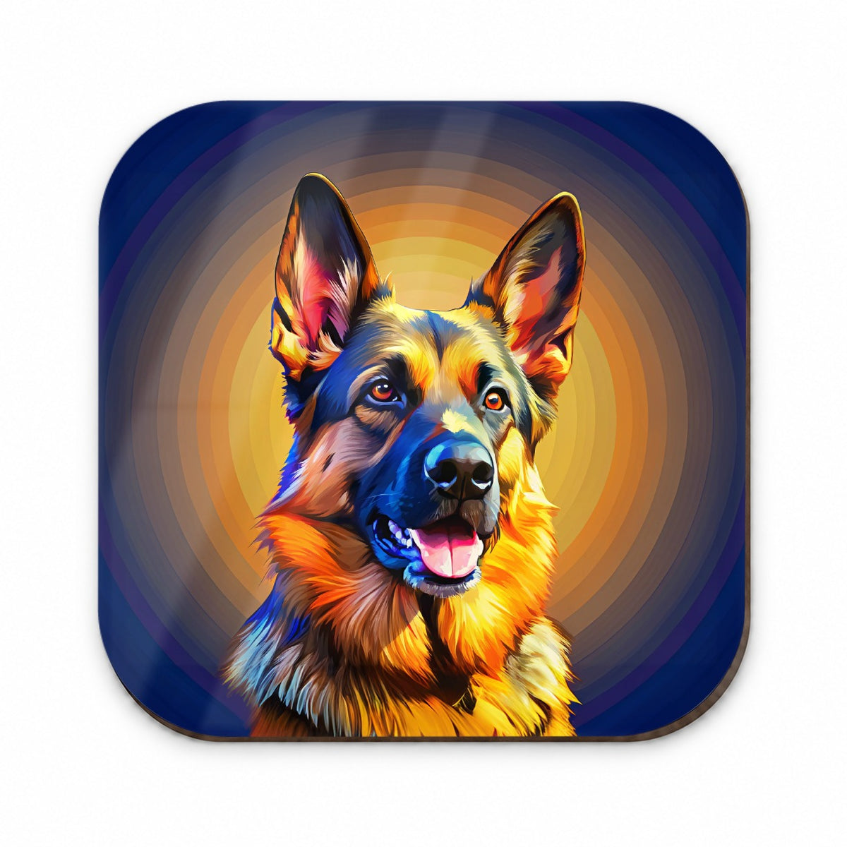 German Shepherd Dog Pop Art Fridge Magnet