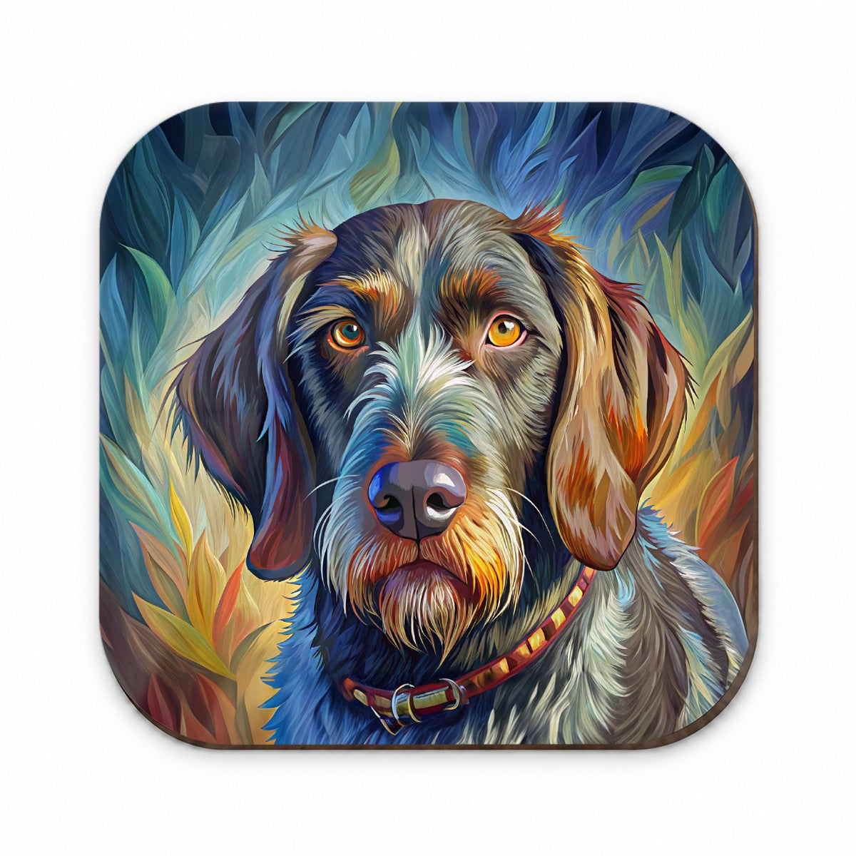 German Wirehaired Pointer Dog Pop Art Fridge Magnet