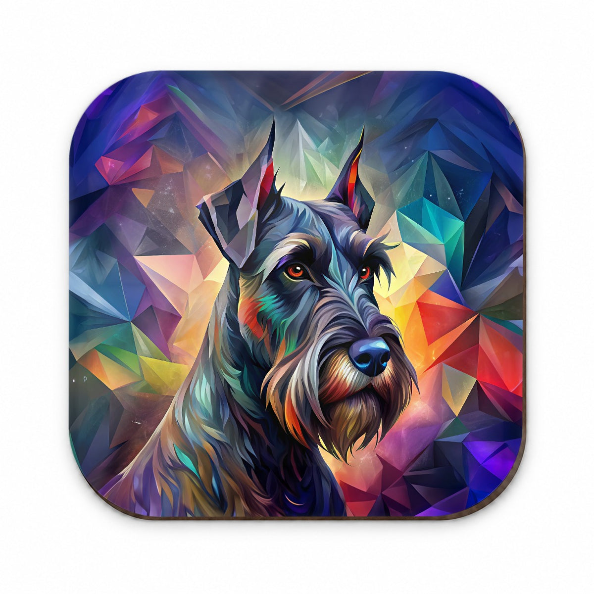 Giant Schnauzer Dog Abstract Stylized Art Fridge Magnet