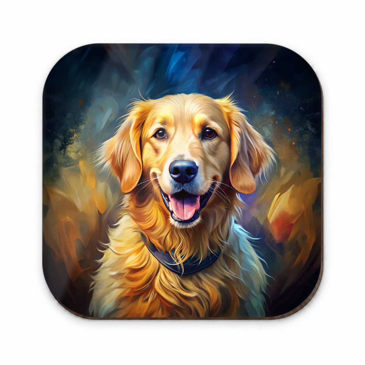 Golden Retriever Dog Expressionism Art Fridge Magnet