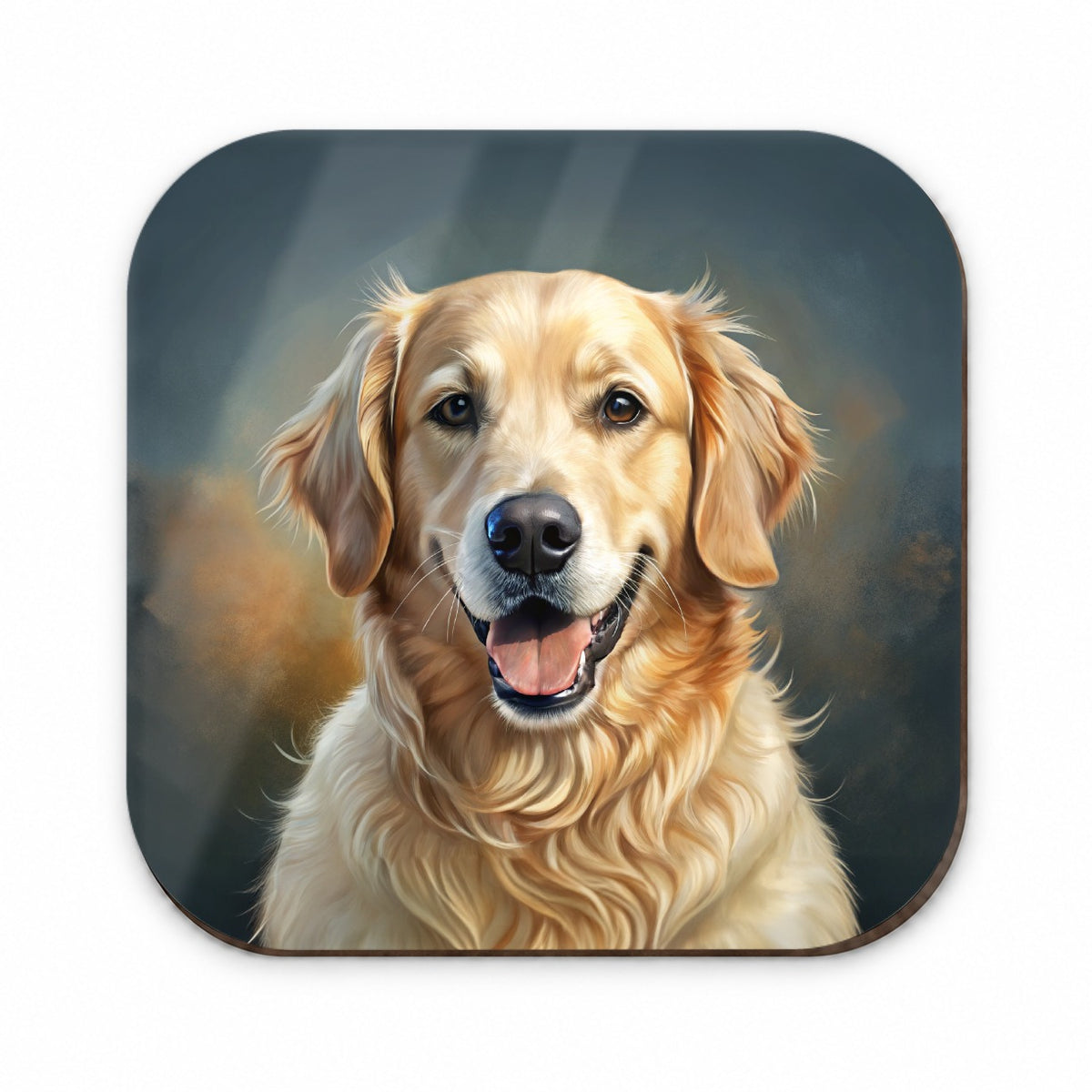 Golden Retriever Dog Illustration Fridge Magnet