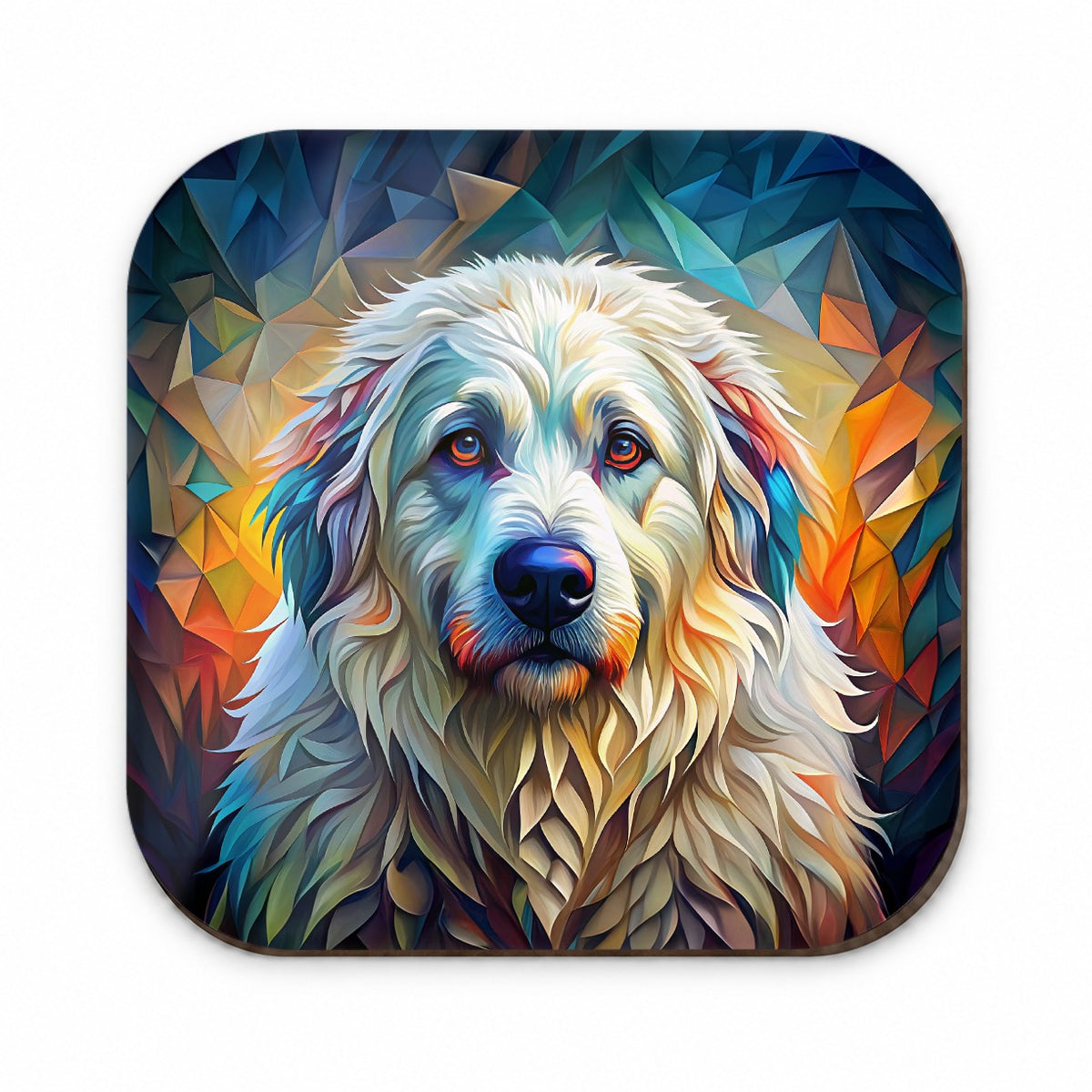 Great Pyrenees Dog Abstract Stylized Art Fridge Magnet