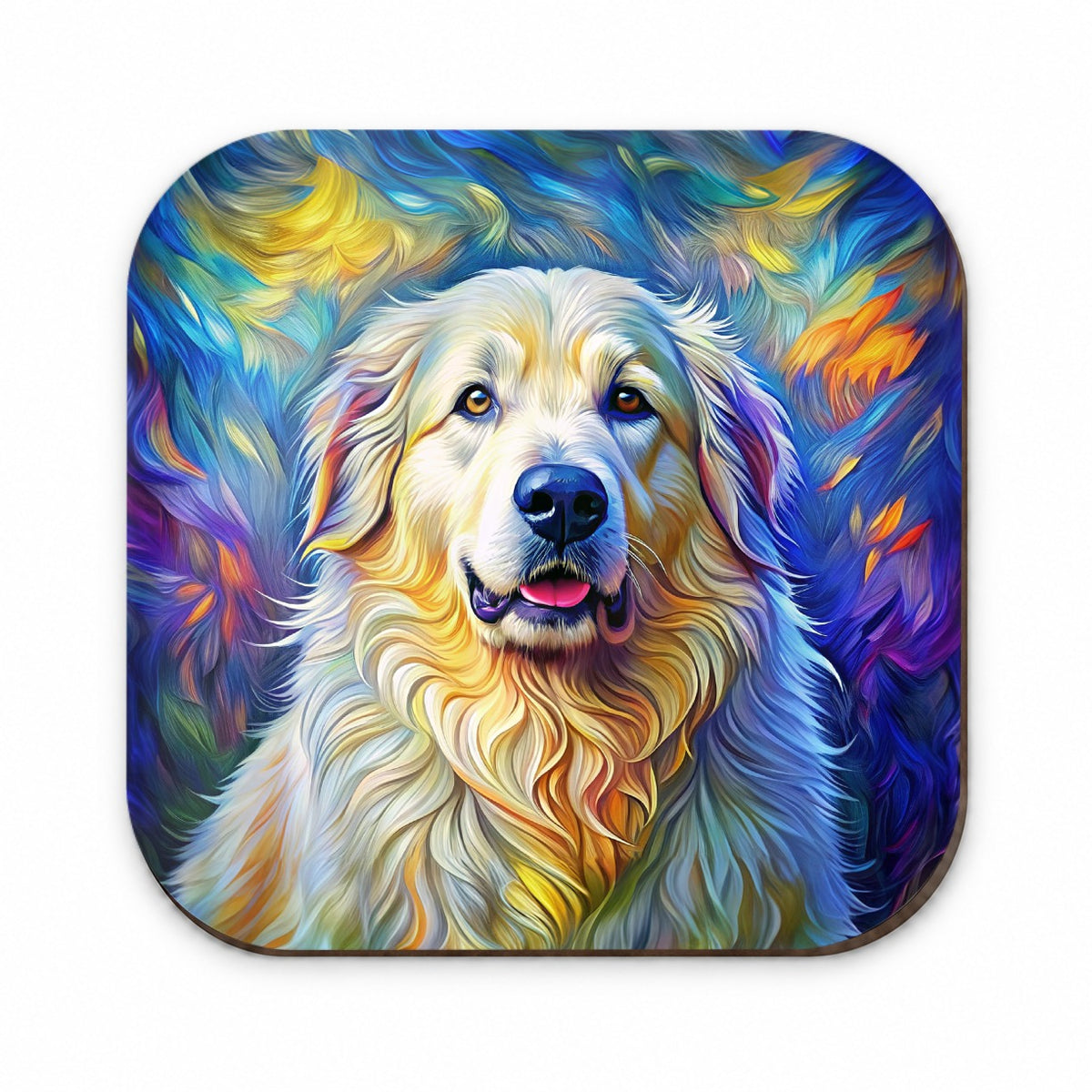 Great Pyrenees Dog Expressionism Art Fridge Magnet