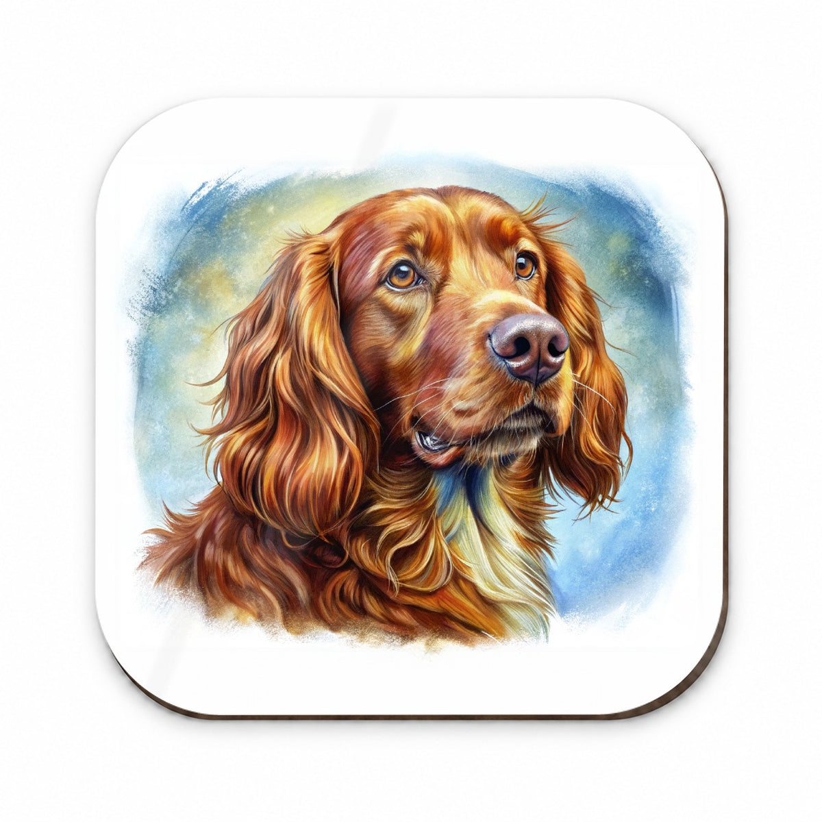 Irish Setter Dog Illustration Fridge Magnet