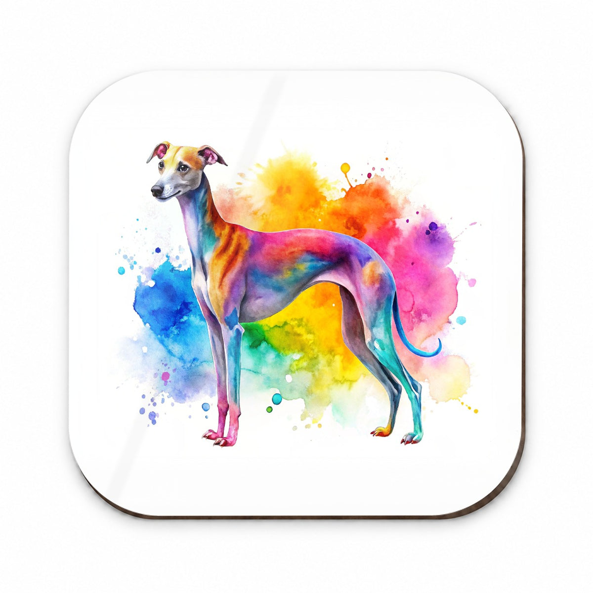 Italian Greyhound Dog Watercolor Style Fridge Magnet