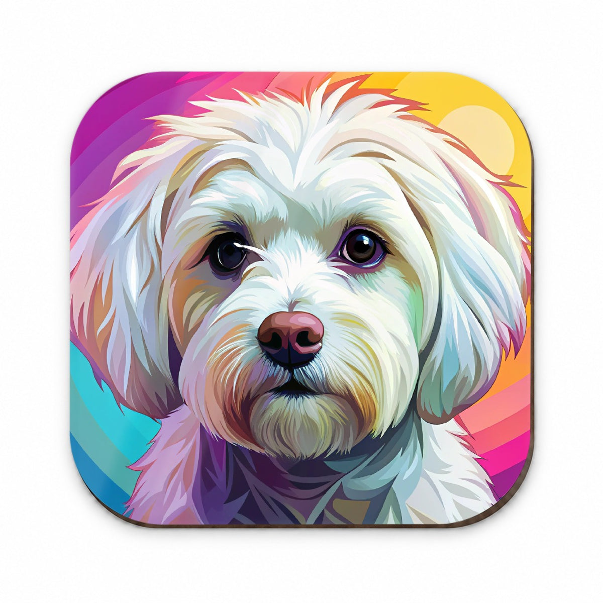 Maltese Dog Pop Art Fridge Magnet