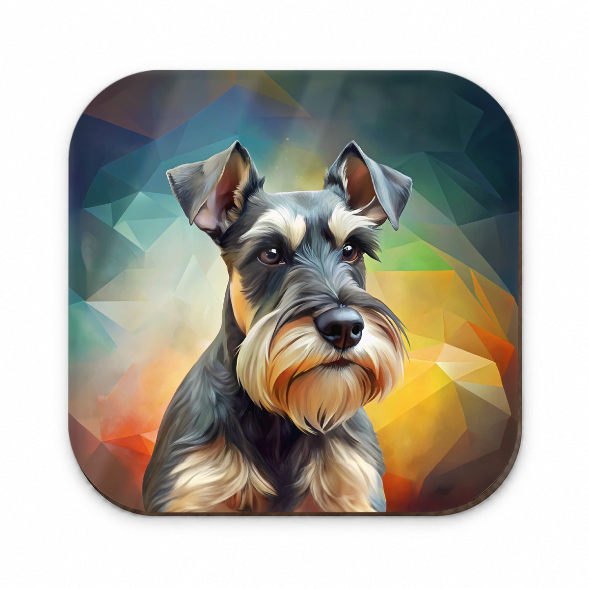 Miniature Schnauzer Dog Contemporary Art Fridge Magnet