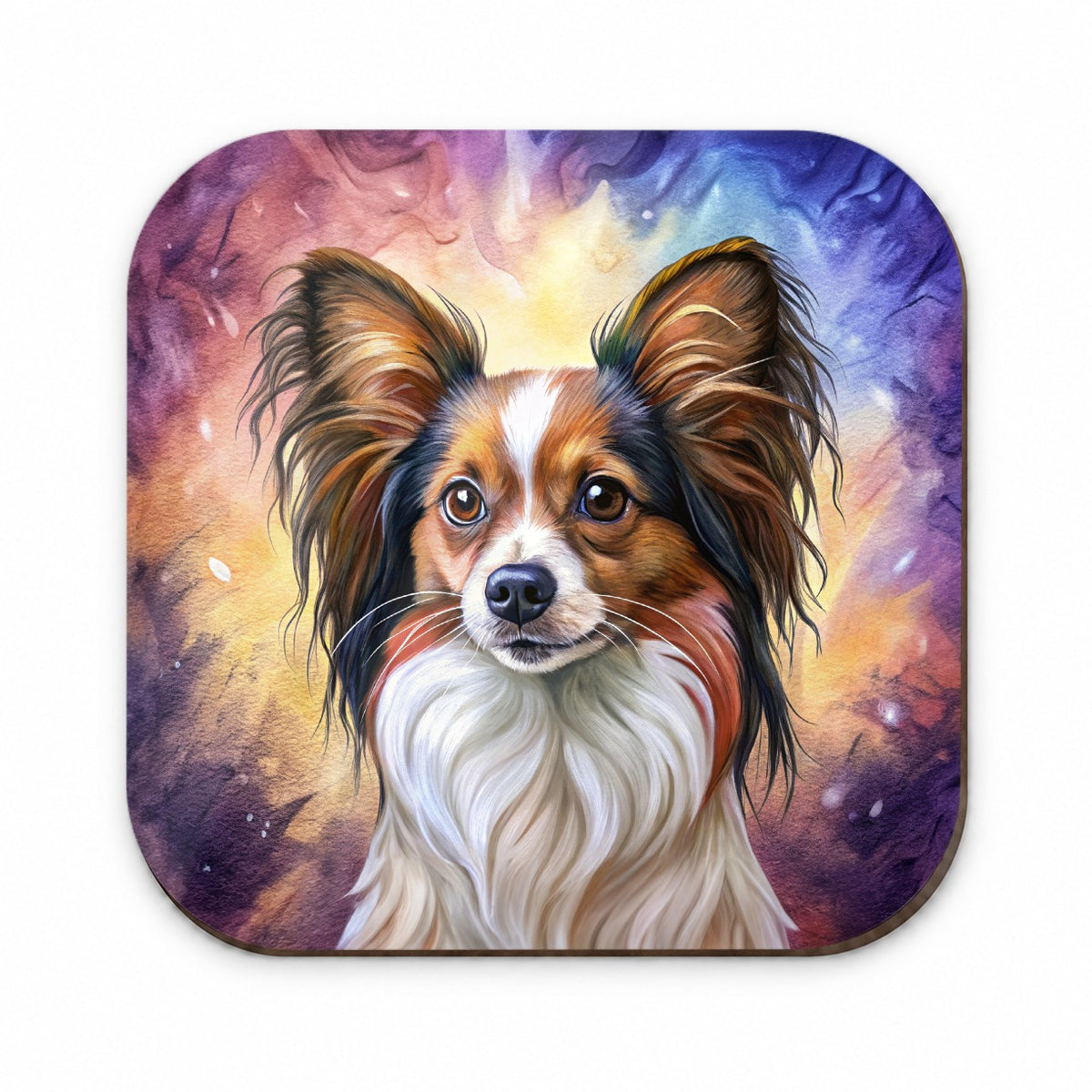 Papillon Dog Illustration Fridge Magnet