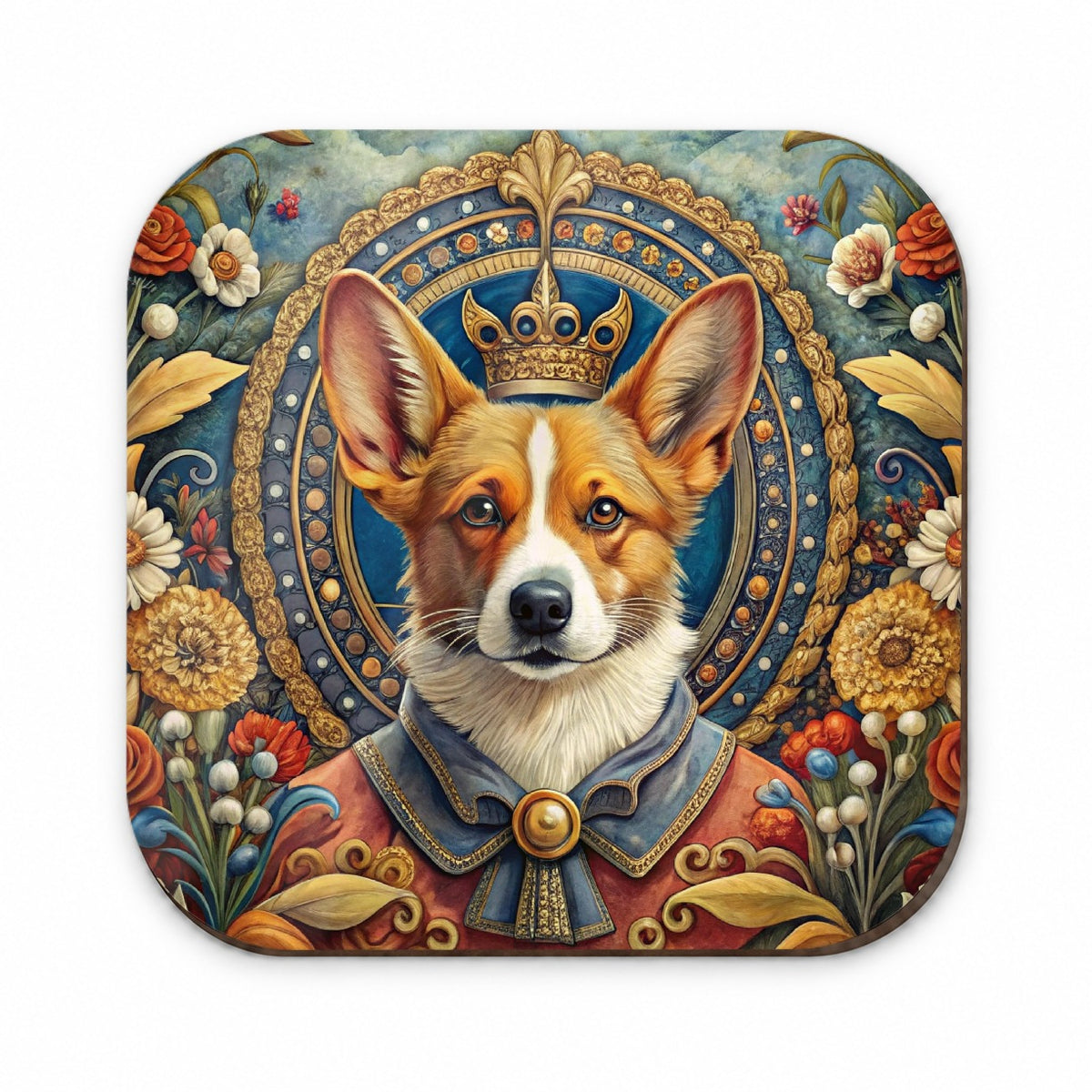 Pembroke Welsh Corgi Dog French Bohemian Art Fridge Magnet