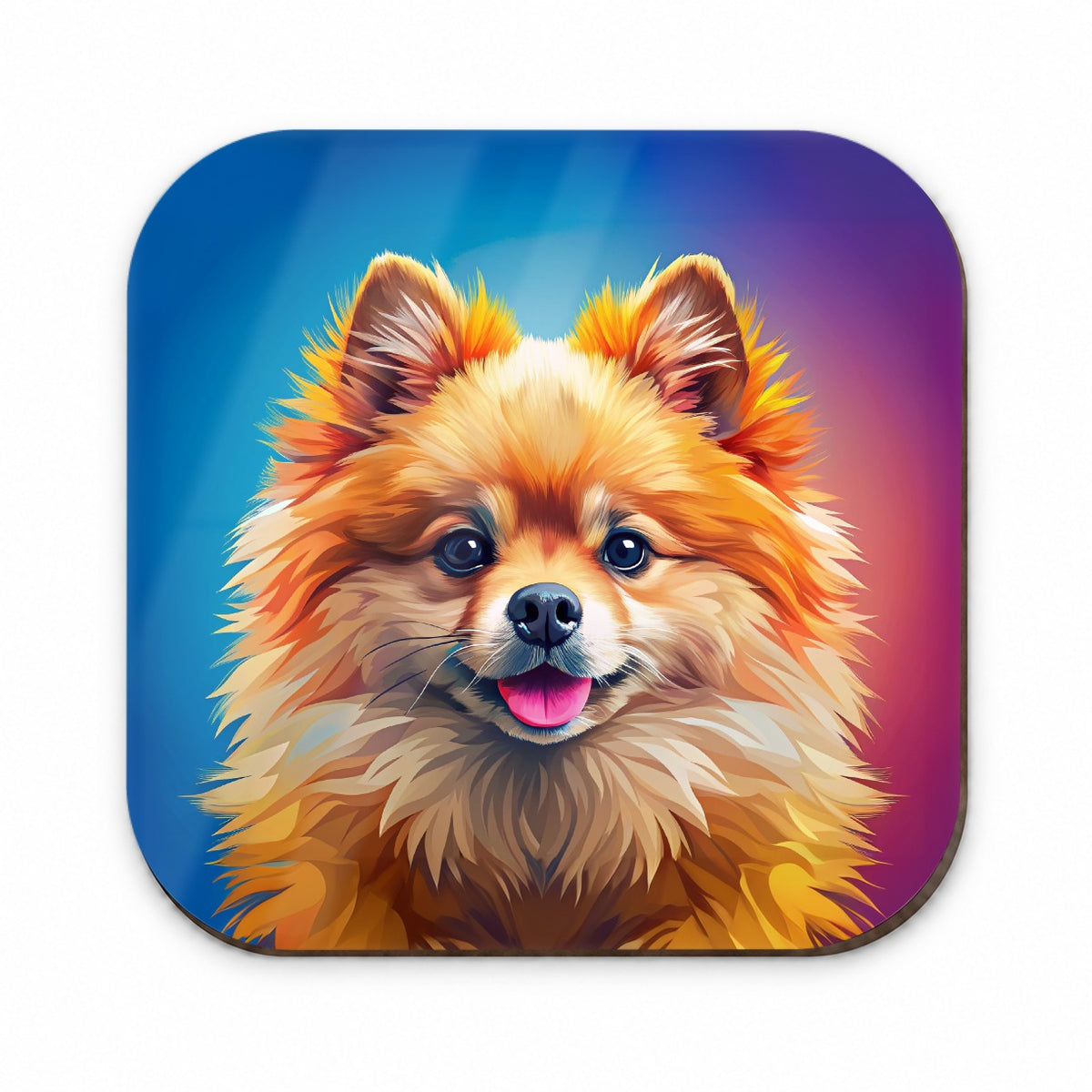 Pomeranian Dog Pop Art Fridge Magnet
