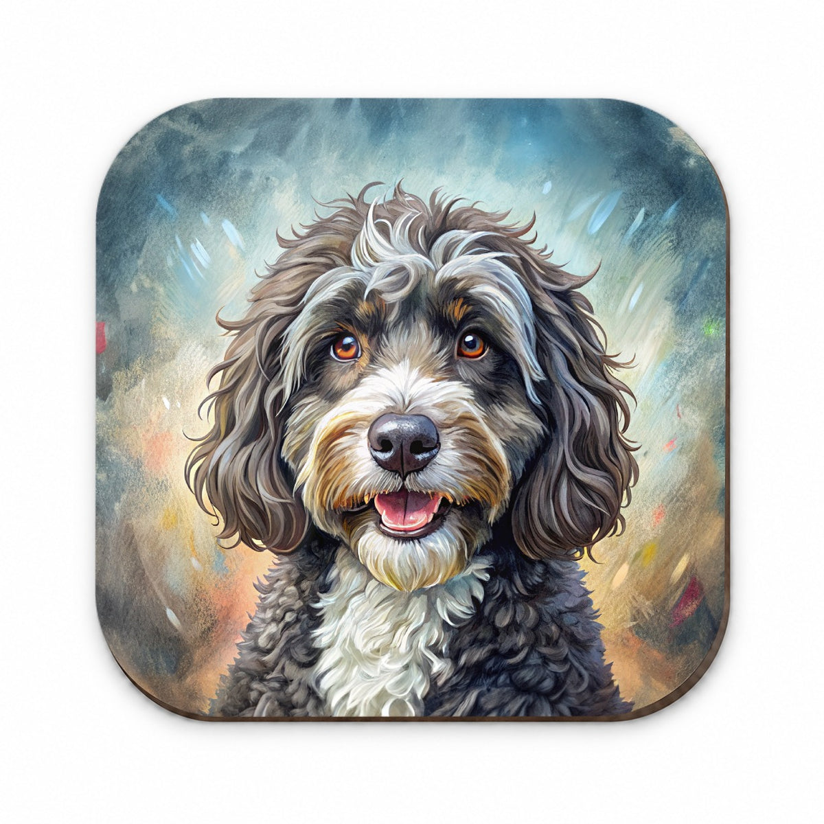 Portuguese Water Dog Illustration Fridge Magnet