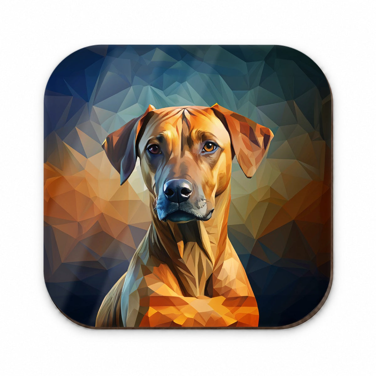 Rhodesian Ridgeback Dog Abstract Stylized Art Fridge Magnet