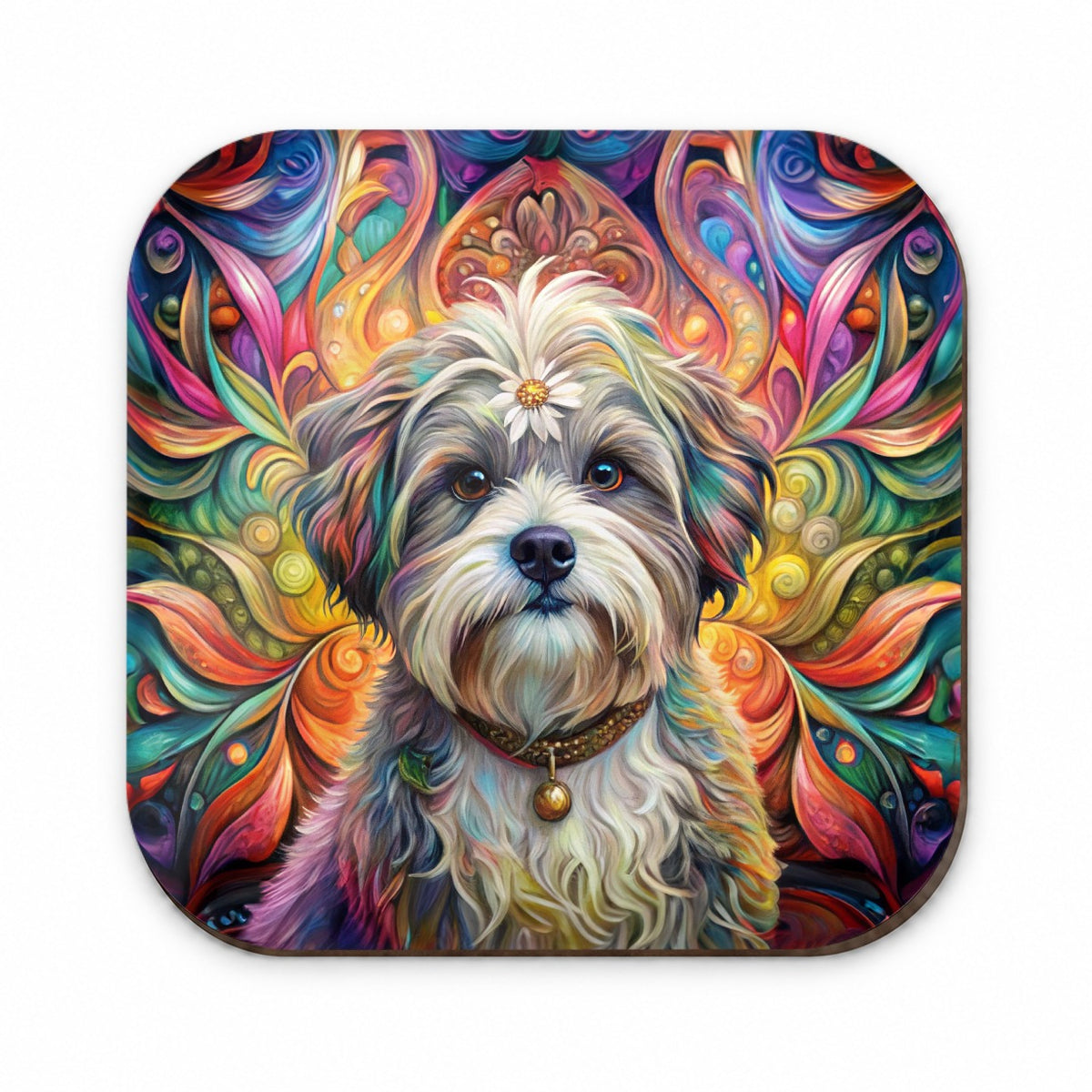 Shih Tzu Dog Bohemian Art Fridge Magnet