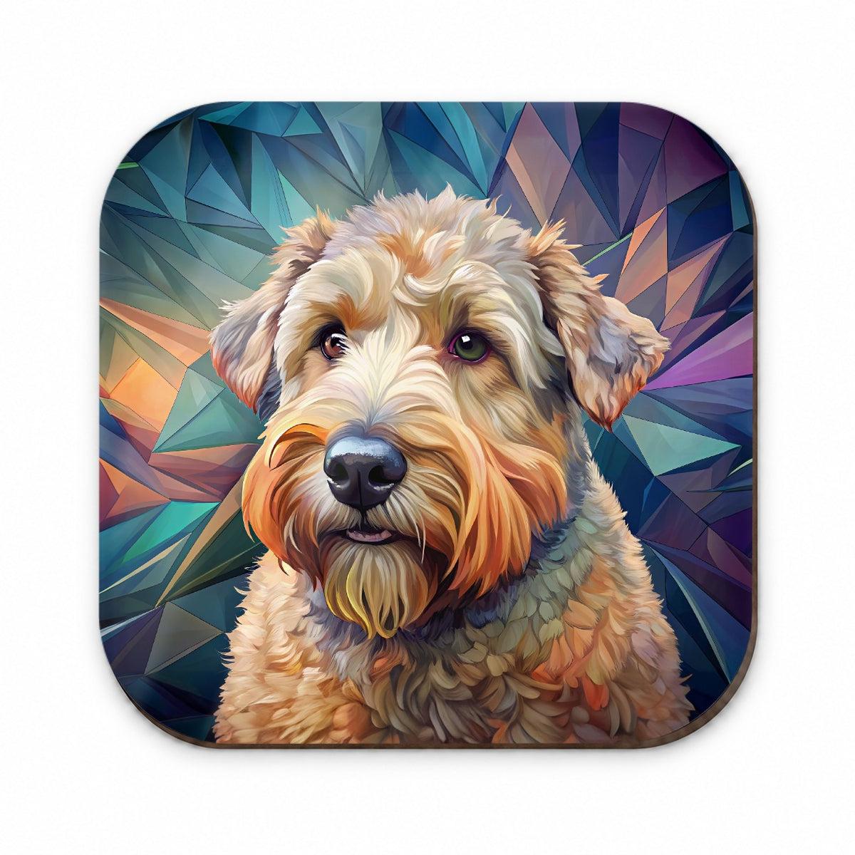 Soft Coated Wheaten Terrier Dog Contemporary Art Fridge Magnet