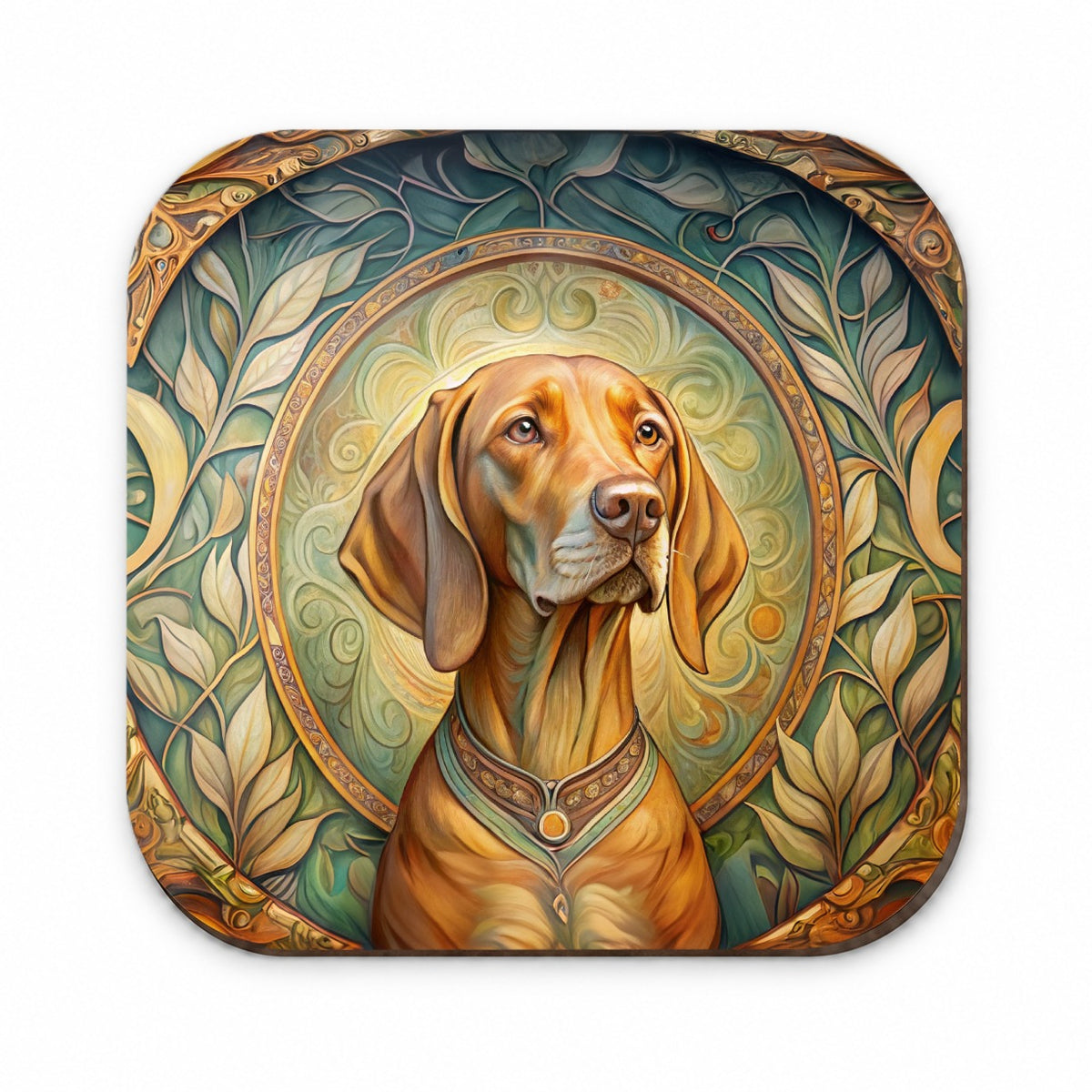 Vizsla Dog Art Nouveau Fridge Magnet