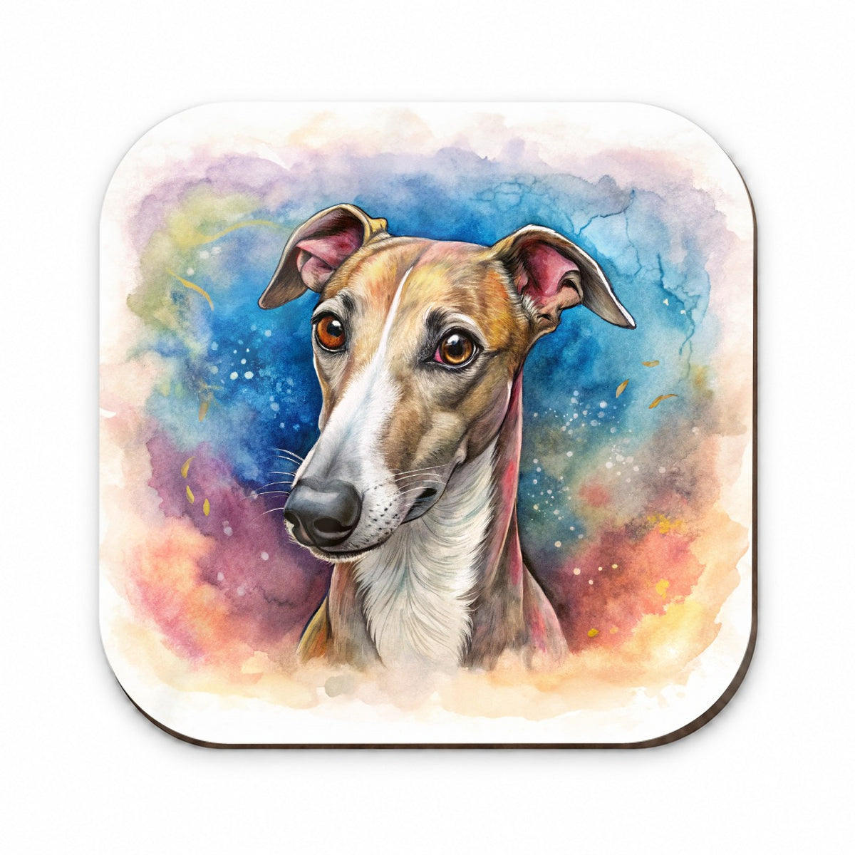 Whippet Dog Illustration Fridge Magnet