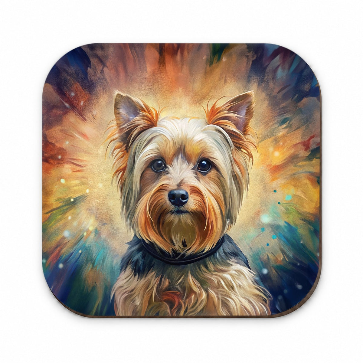 Yorkshire Terrier Yorkie Dog French Bohemian Art Fridge Magnet