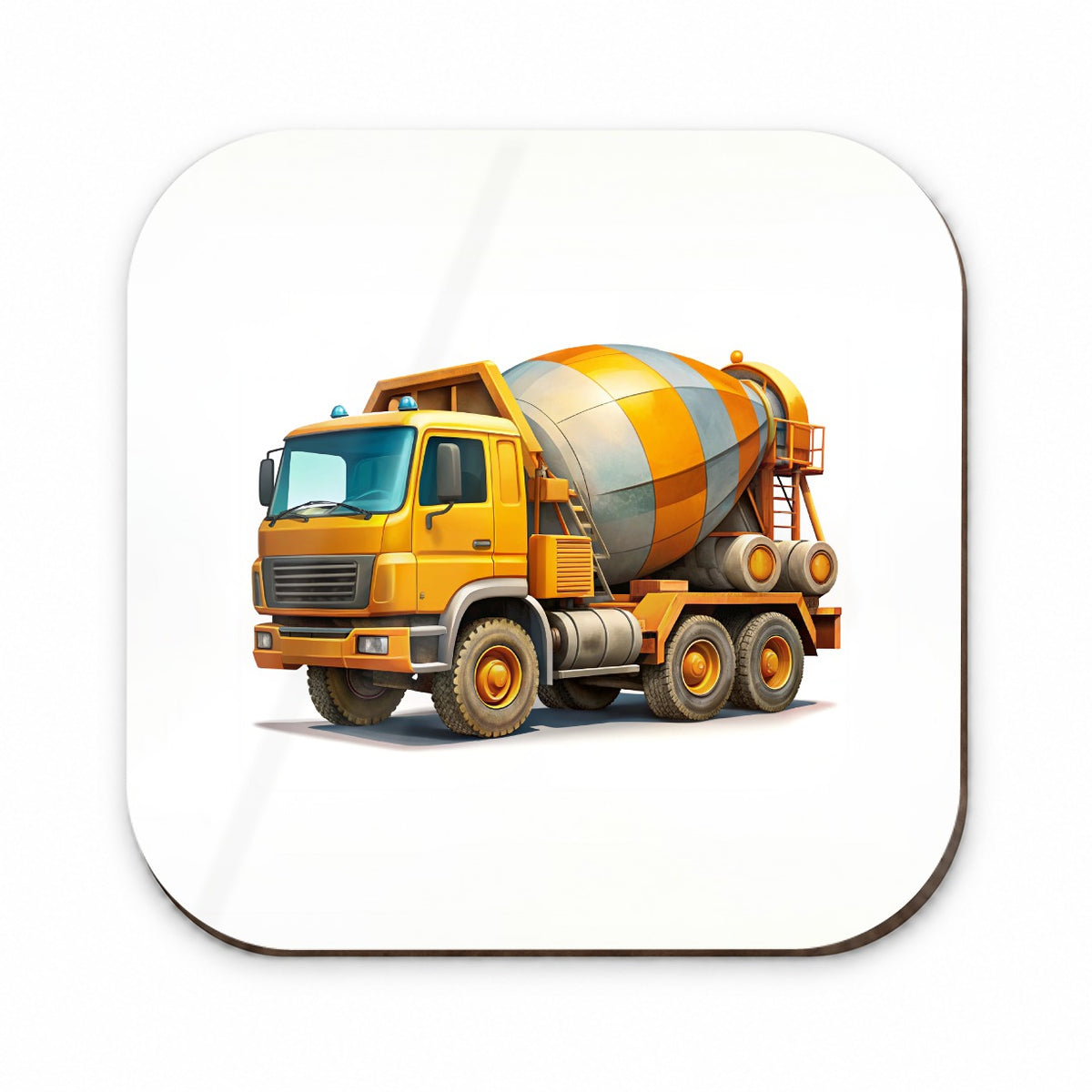 Cement Truck Construction Work Equipment Fridge Magnet