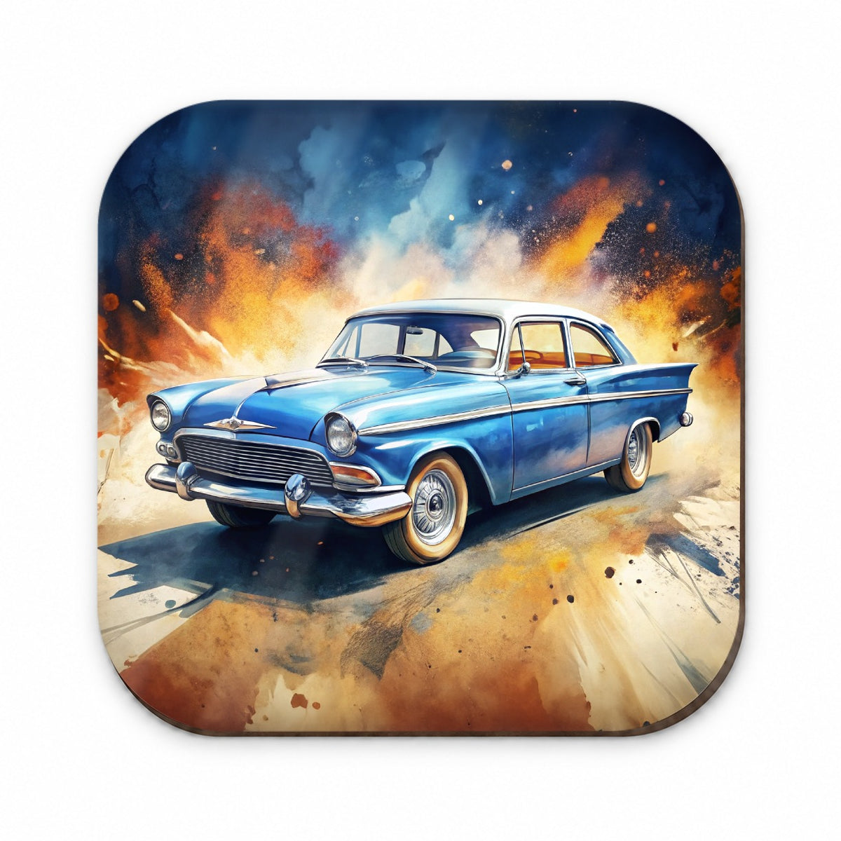 Classic Retro Car Art Fridge Magnet