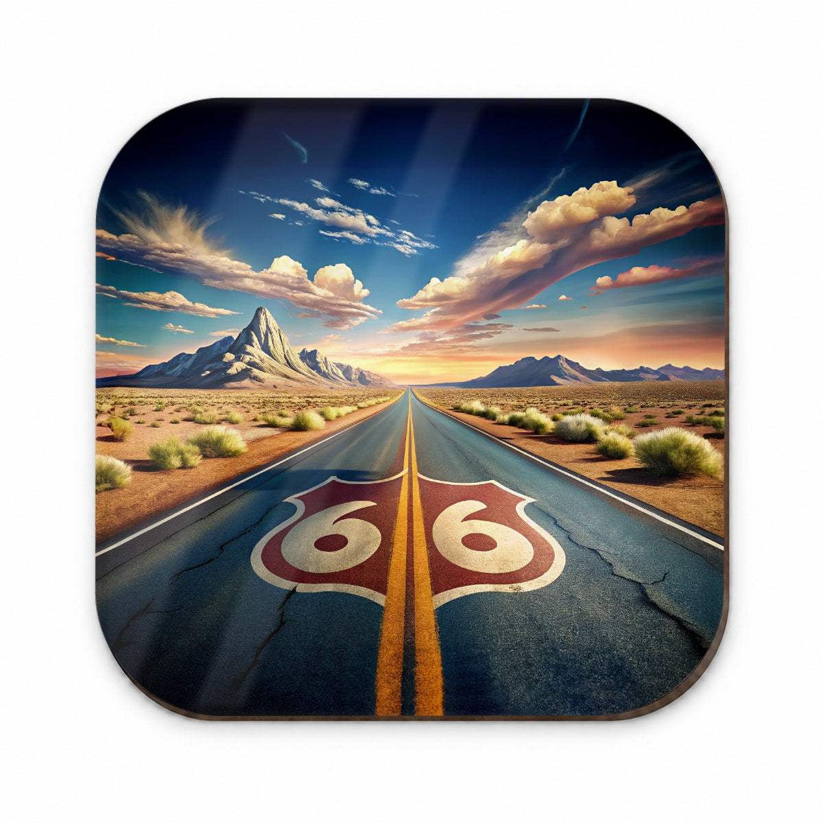 Highway Route 66 Southwest Art Fridge Magnet