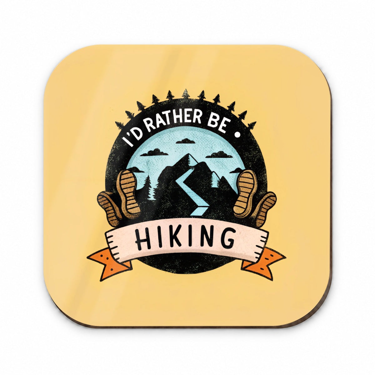 I'd Rather Be Hiking Fridge Magnet