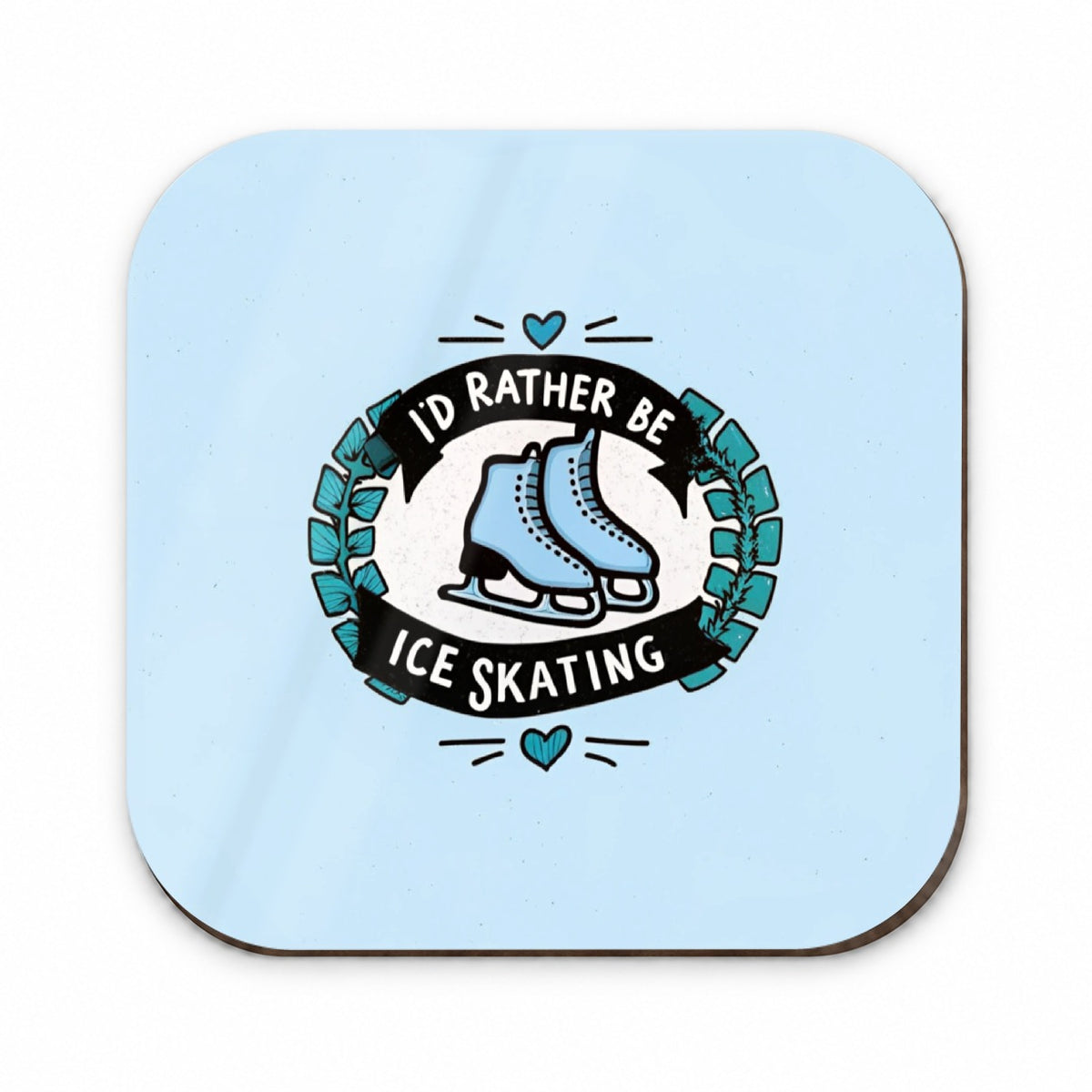I'd Rather Be Ice Skating Fridge Magnet