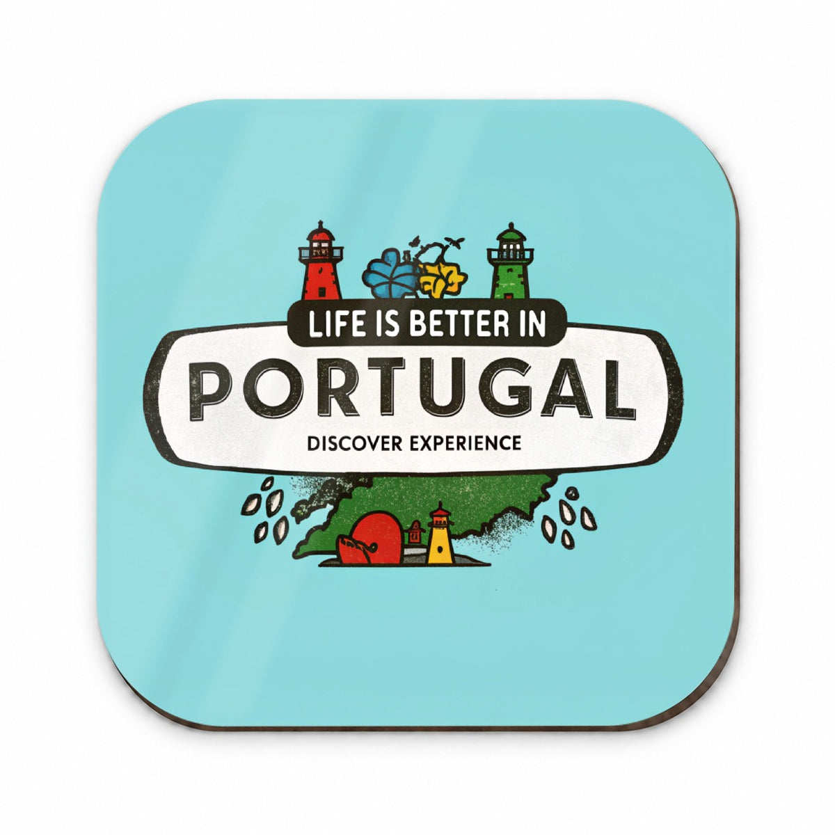 Life Is Better In Portugal Fridge Magnet
