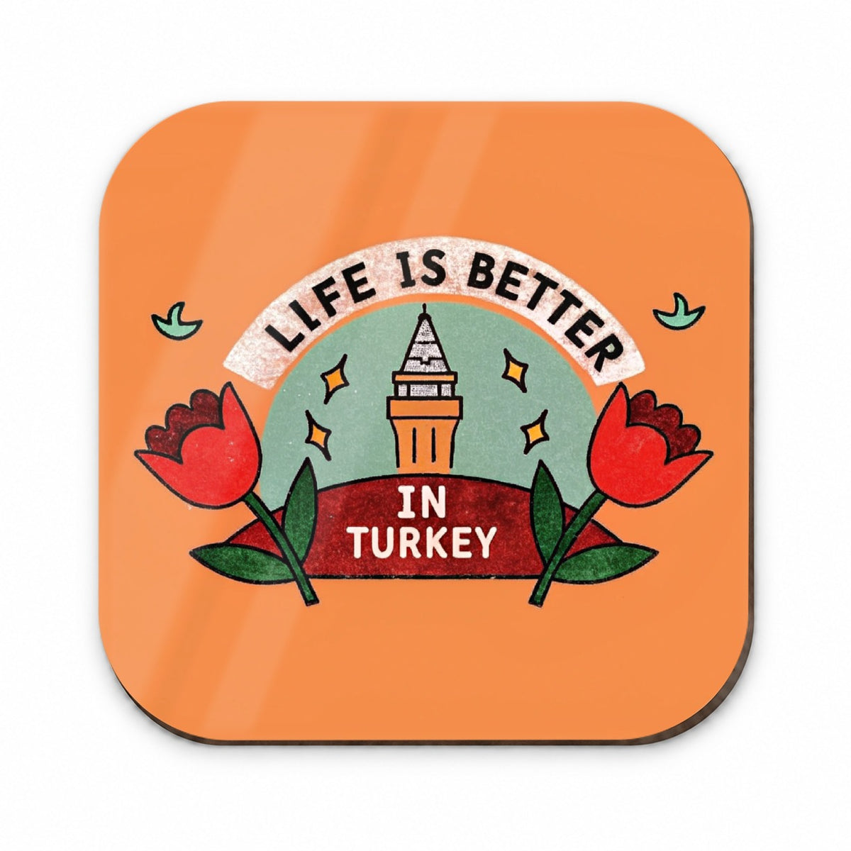 Life Is Better In Turkey Fridge Magnet
