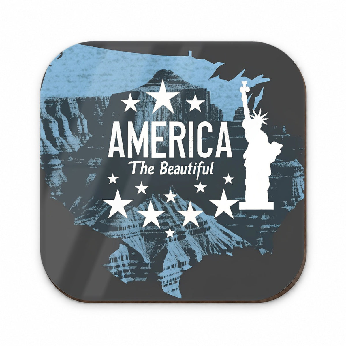 America The Beautiful United States USA Patriotic Statue of Liberty Fridge Magnet