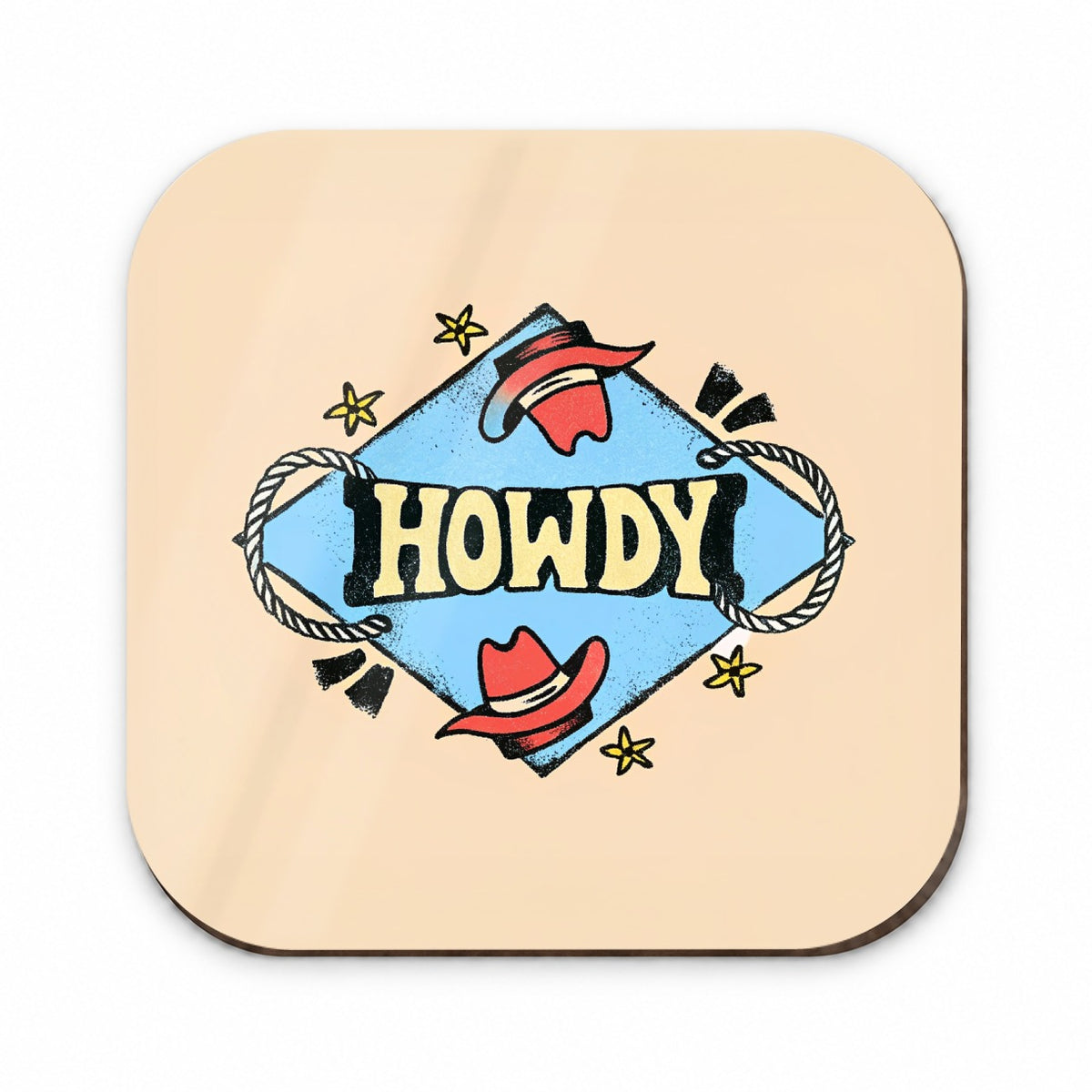Howdy Country Cowboy Cowgirl Fridge Magnet