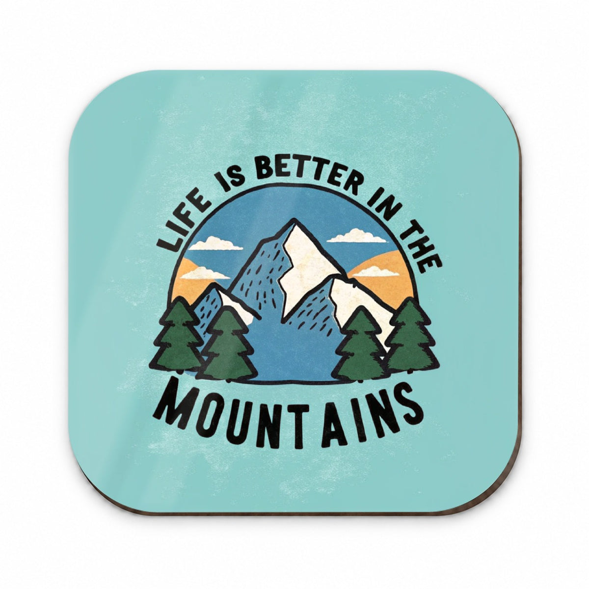 Life Is Better In The Mountains Fridge Magnet