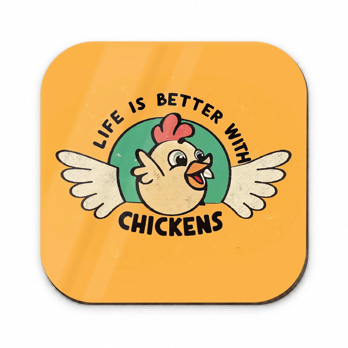 Life Is Better With Chickens Fridge Magnet