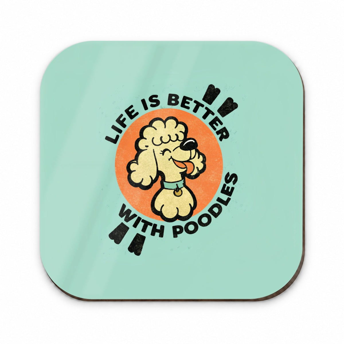 Life Is Better With Poodles Fridge Magnet