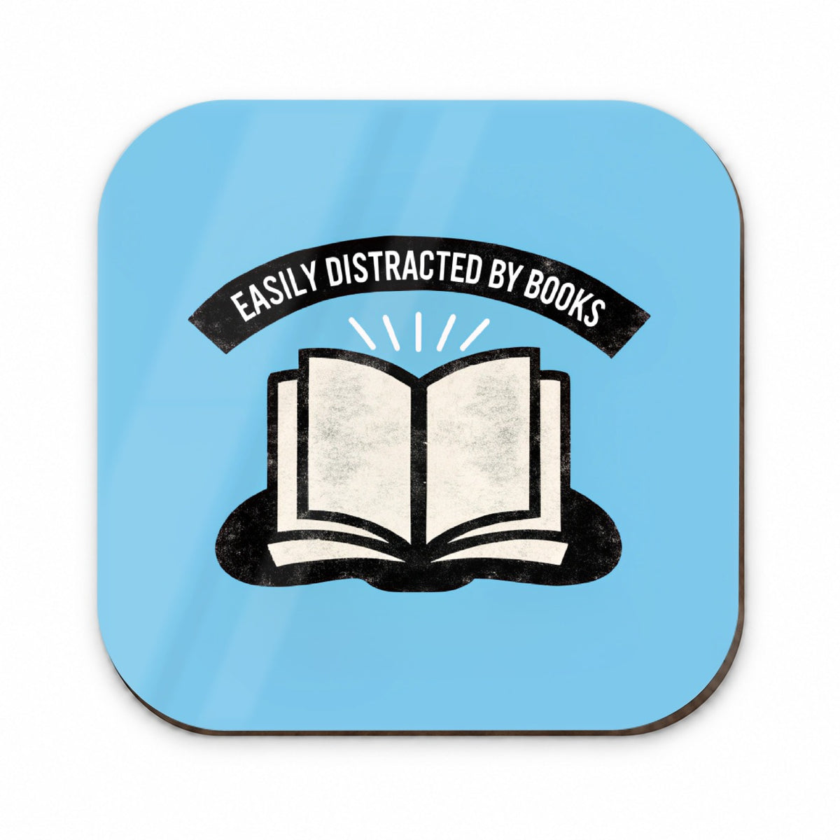 Easily Distracted By Books Reader Reading Fridge Magnet