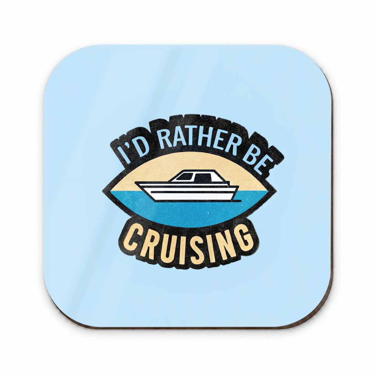 I'd Rather Be Cruising Cruise Travel Fridge Magnet