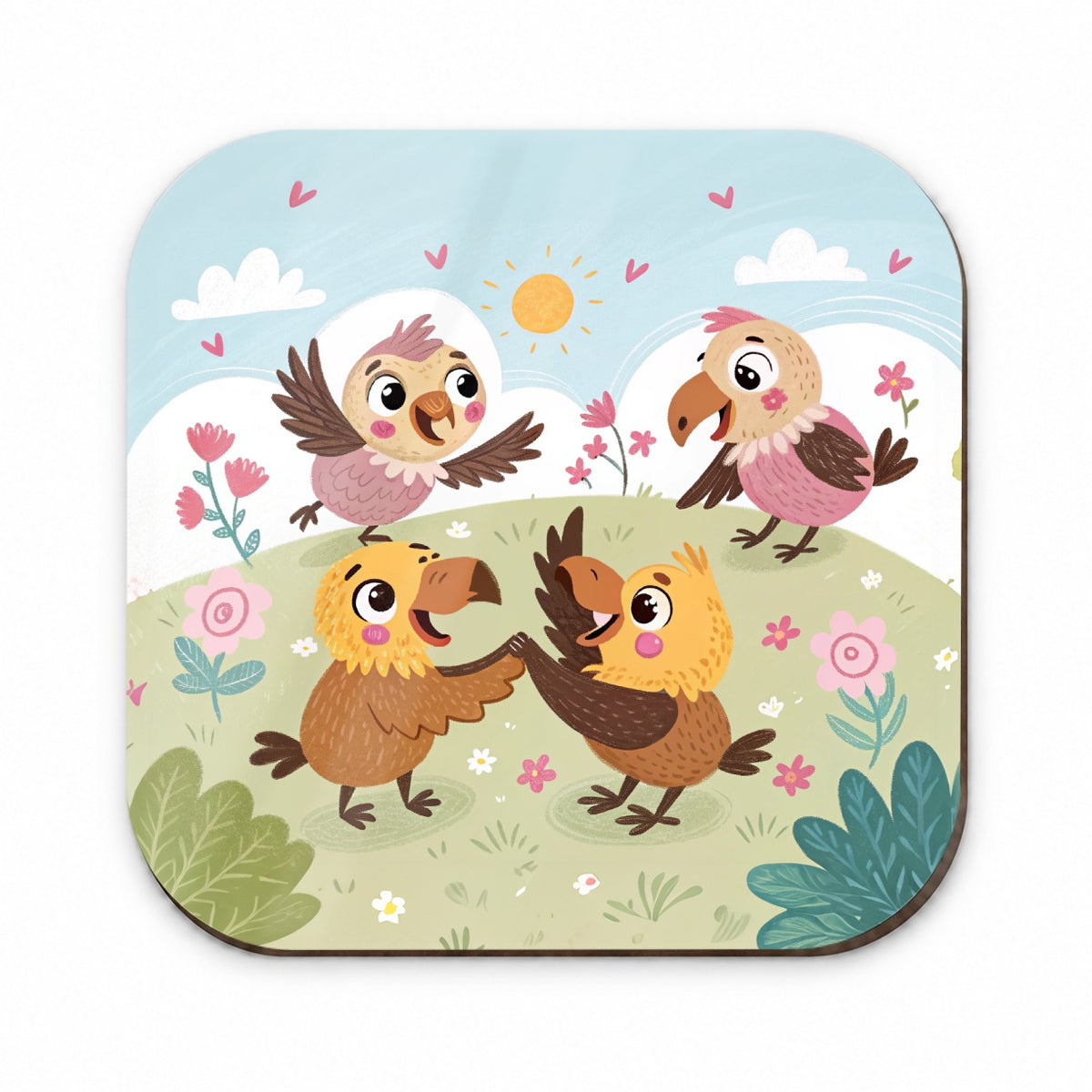 Kawaii Vultures Birds Fridge Magnet