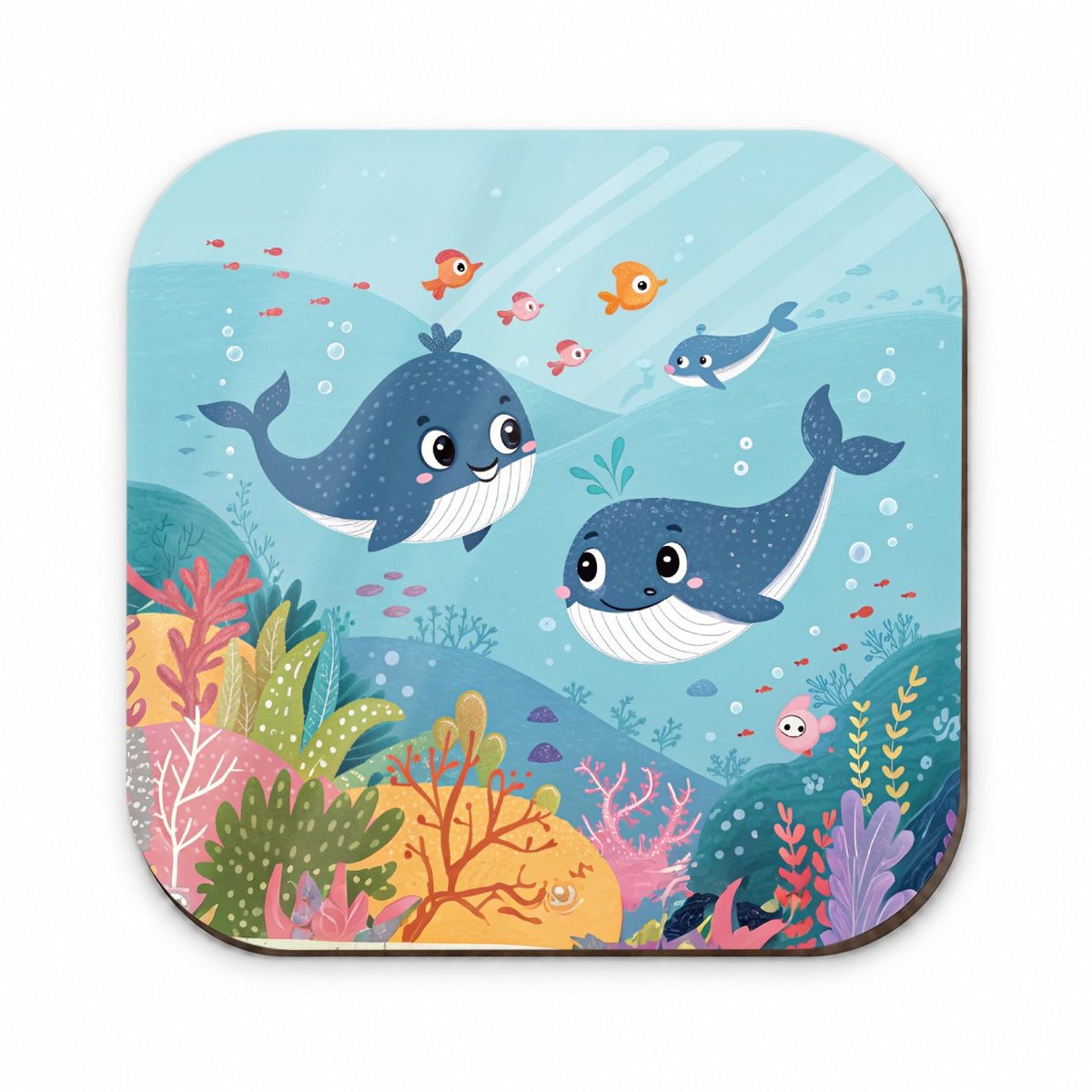 Kawaii Whales Fridge Magnet