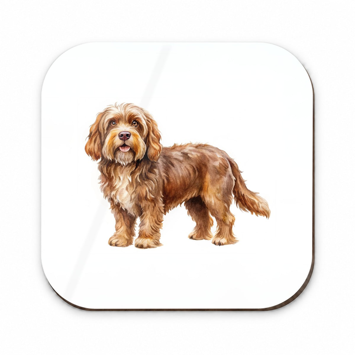 Barbet Dog Watercolor Style Fridge Magnet