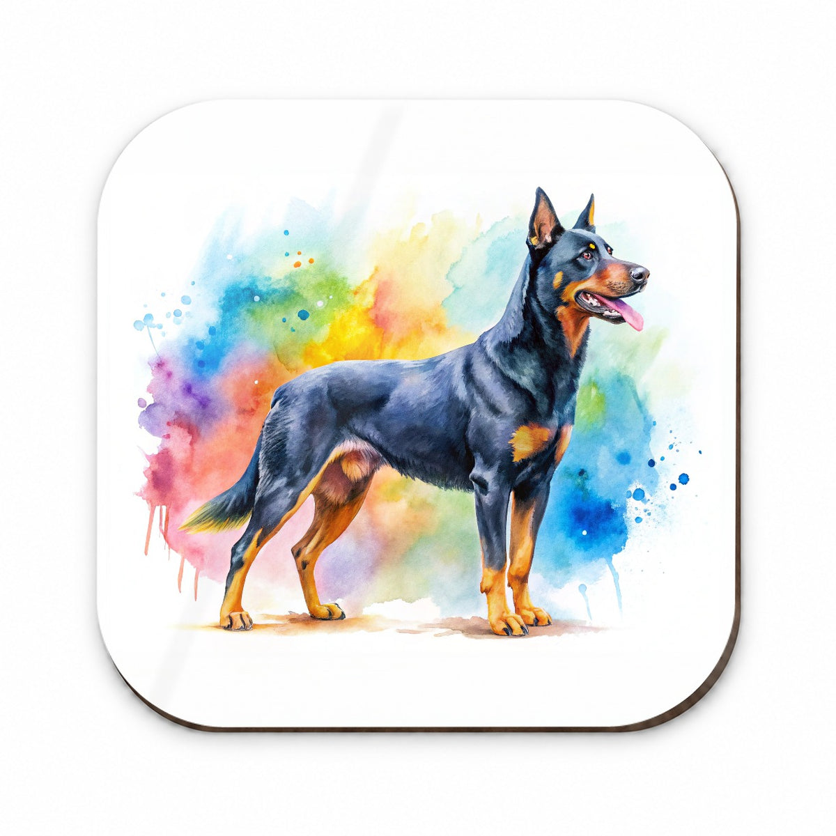Beauceron Dog Watercolor Style Fridge Magnet