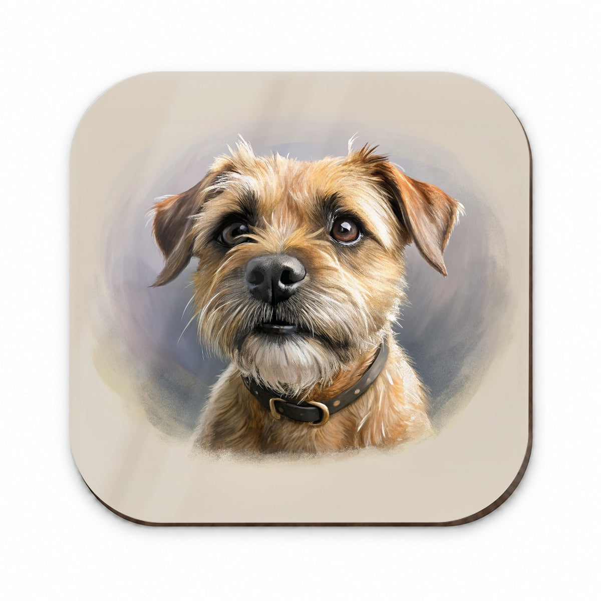 Border Terrier Dog Illustration Fridge Magnet
