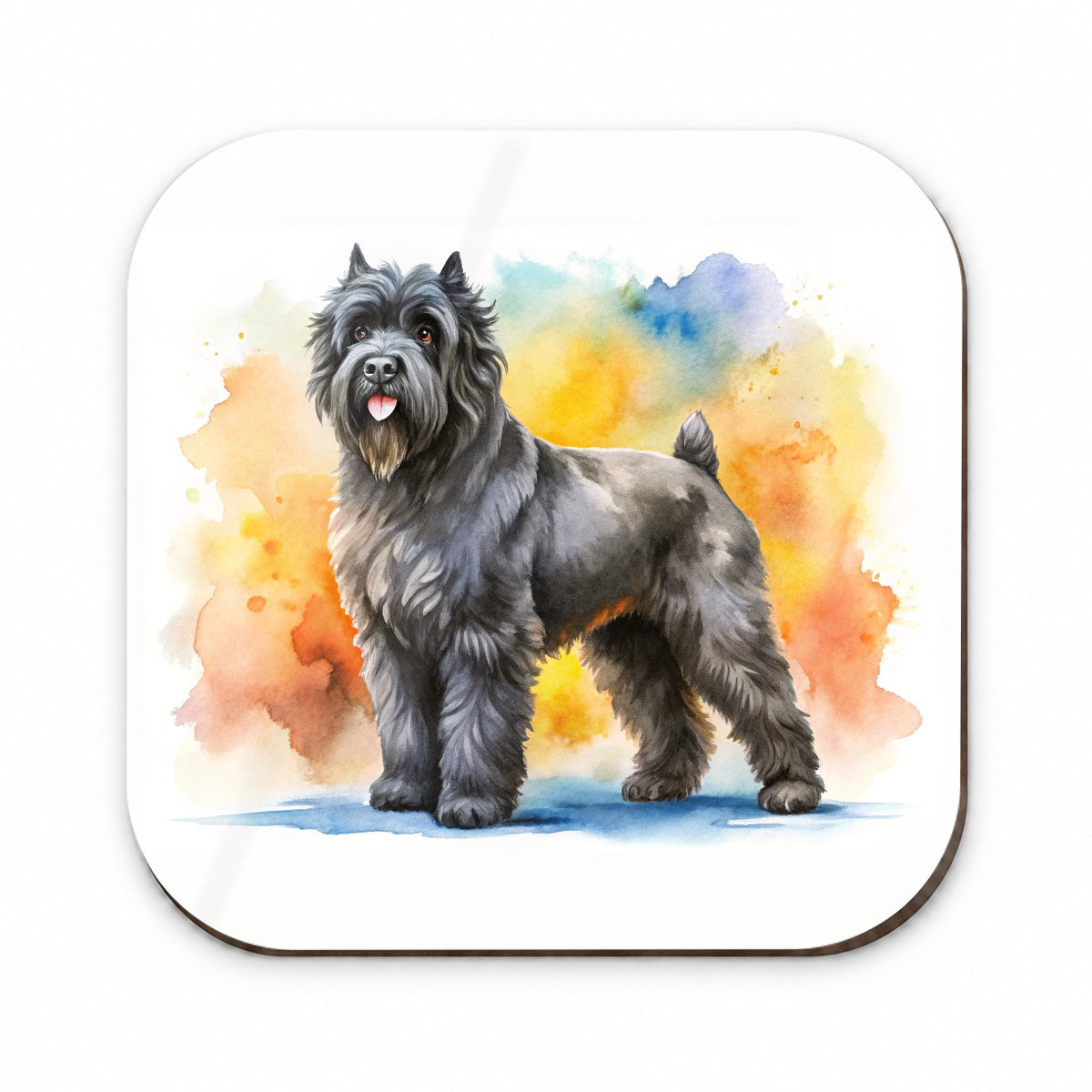 Bouviers Des Flandres Dog Watercolor Style Fridge Magnet