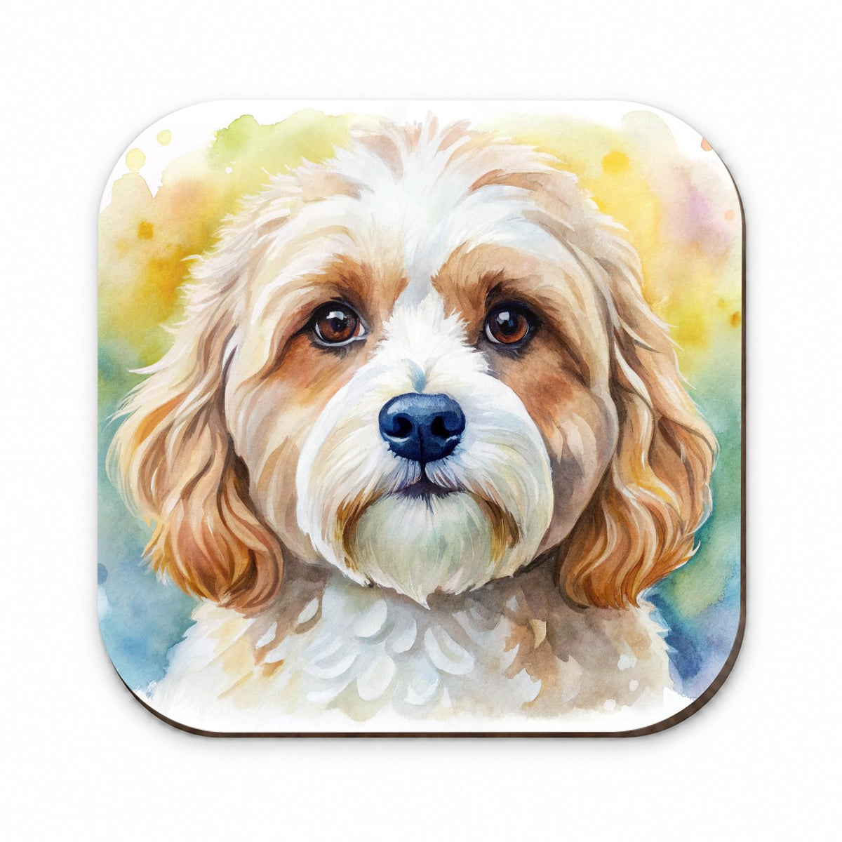 Cavachon Dog Watercolor Style Fridge Magnet