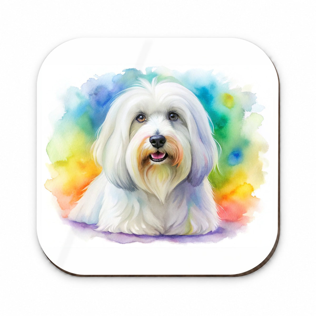 Coton De Tulear Dog Watercolor Style Fridge Magnet